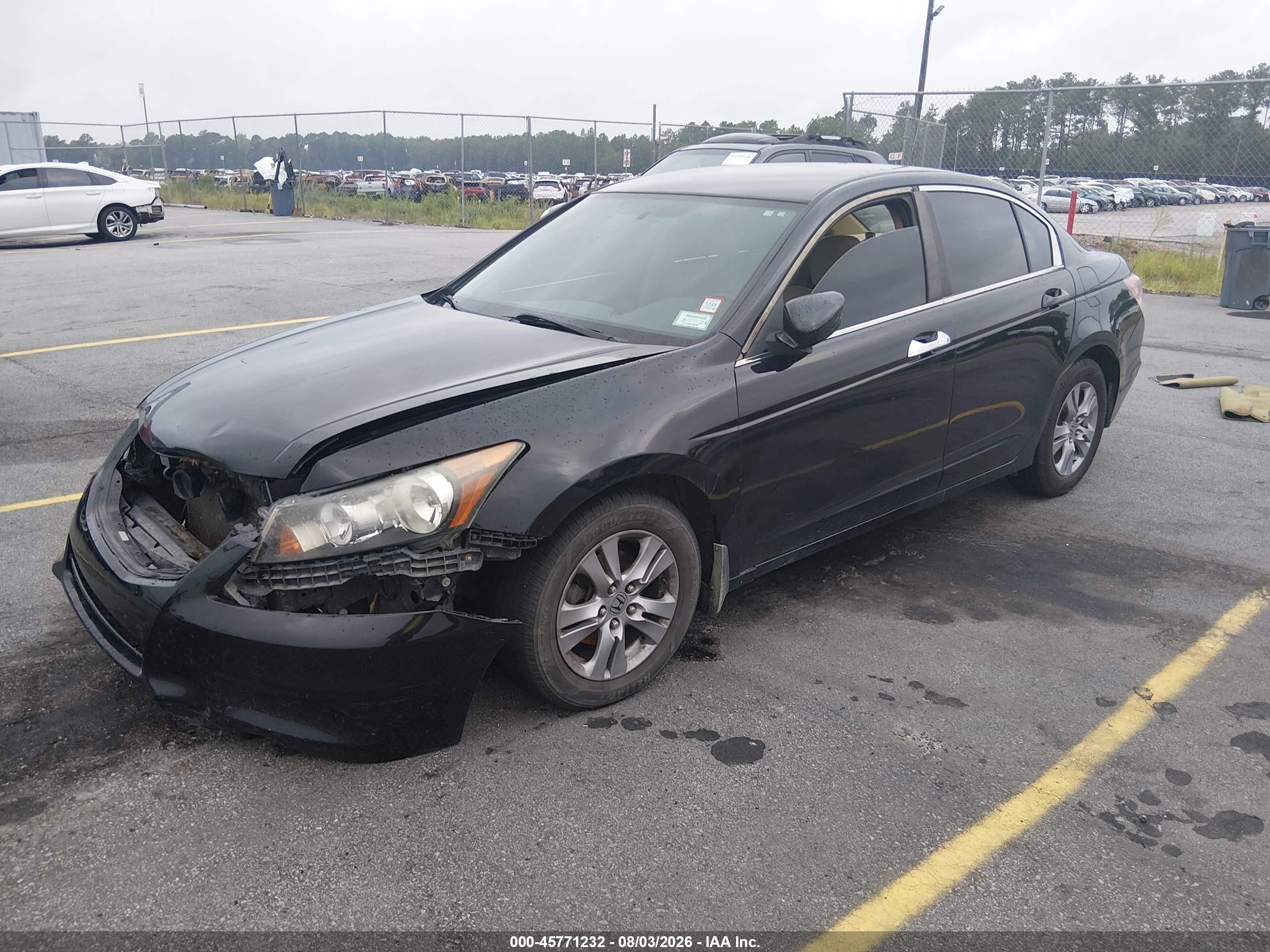 2012 Honda Accord 2.4 Lx-p Black vin: 1HGCP2F42CA027313