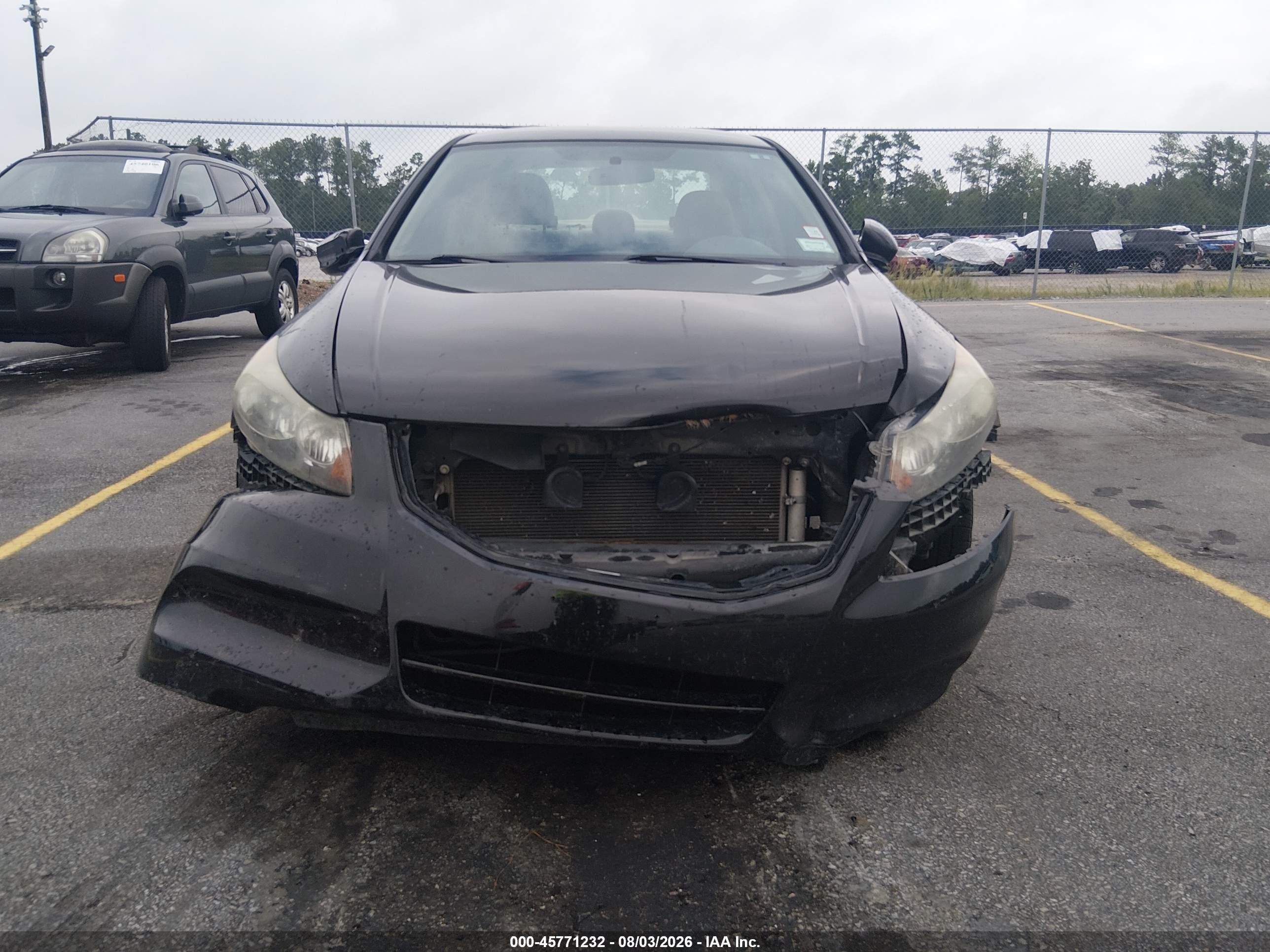 2012 Honda Accord 2.4 Lx-p Black vin: 1HGCP2F42CA027313