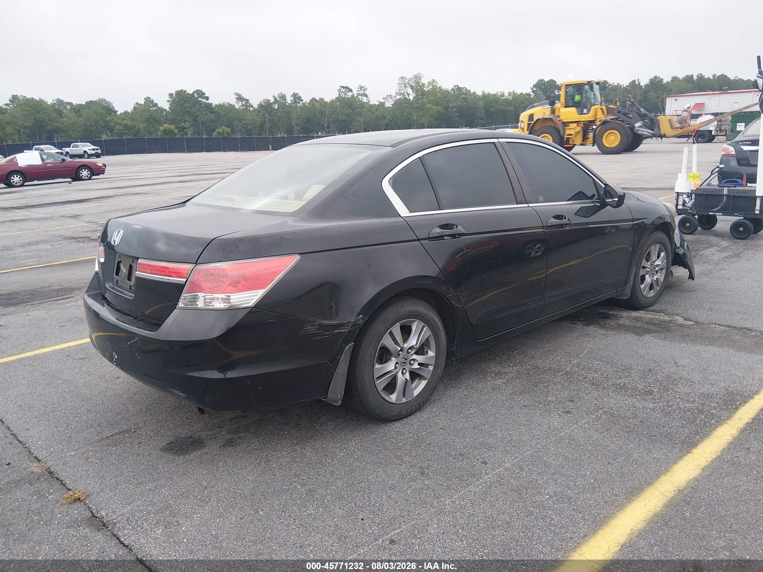 2012 Honda Accord 2.4 Lx-p Black vin: 1HGCP2F42CA027313