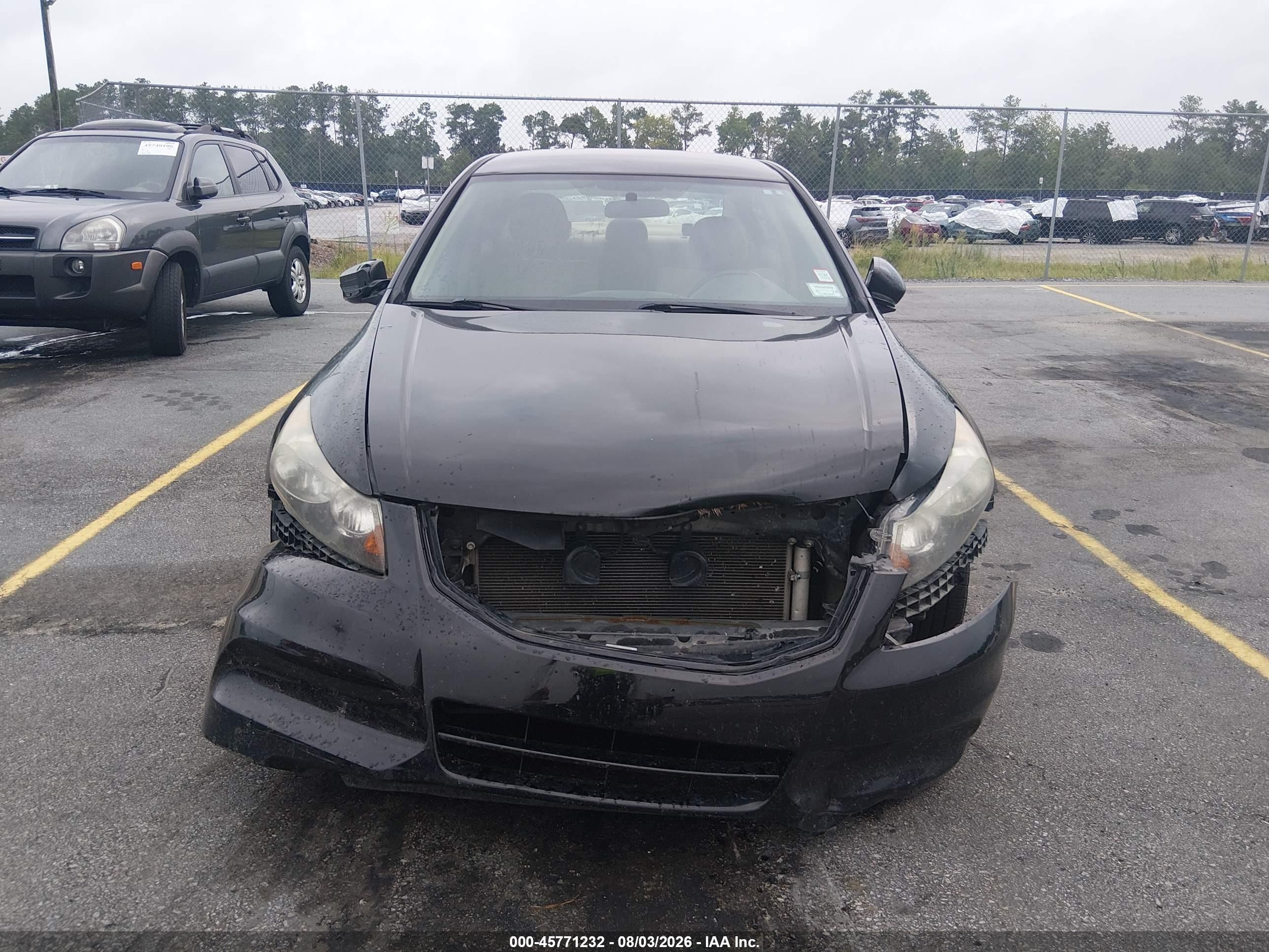 2012 Honda Accord 2.4 Lx-p Black vin: 1HGCP2F42CA027313