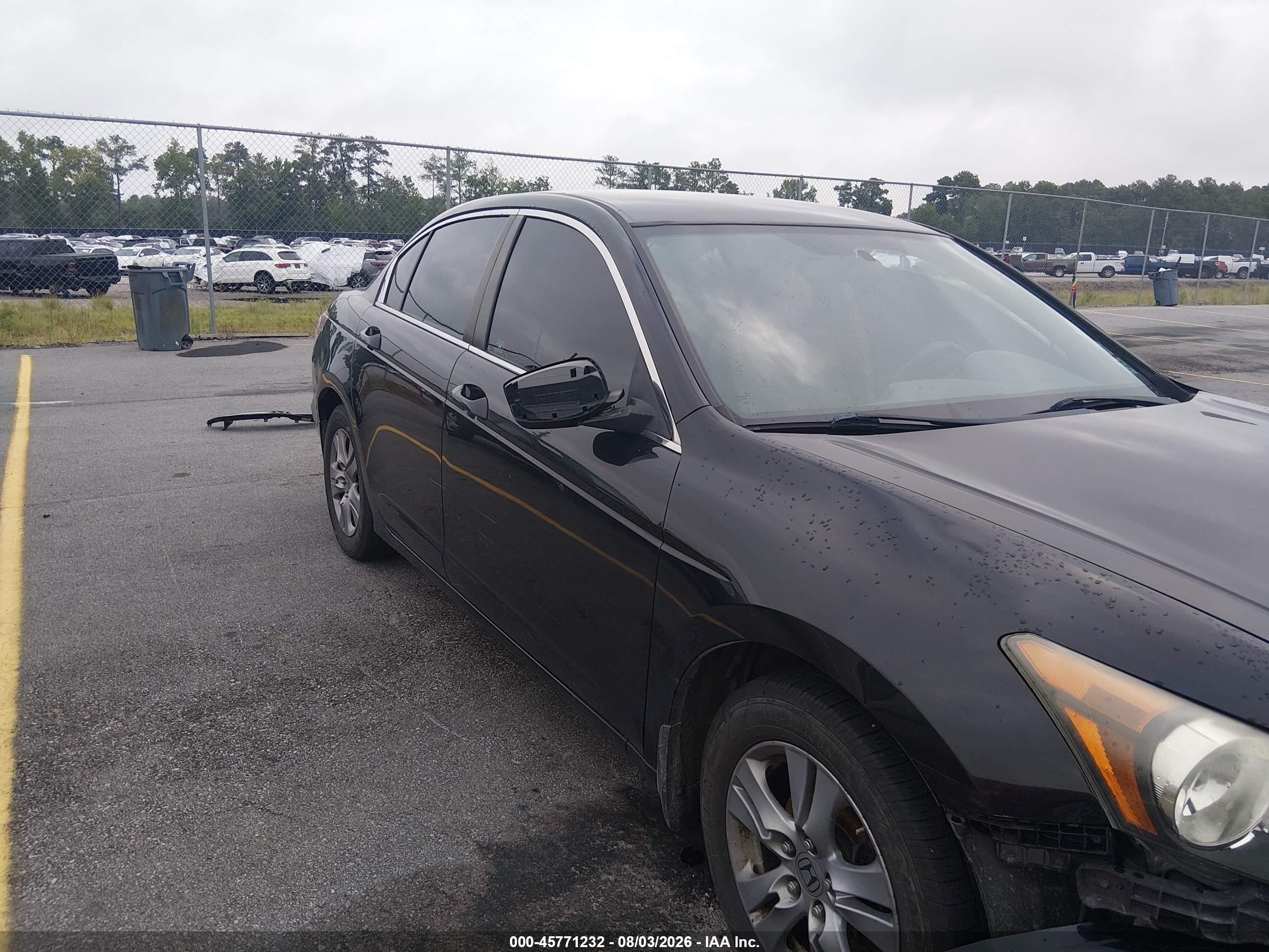 2012 Honda Accord 2.4 Lx-p Black vin: 1HGCP2F42CA027313
