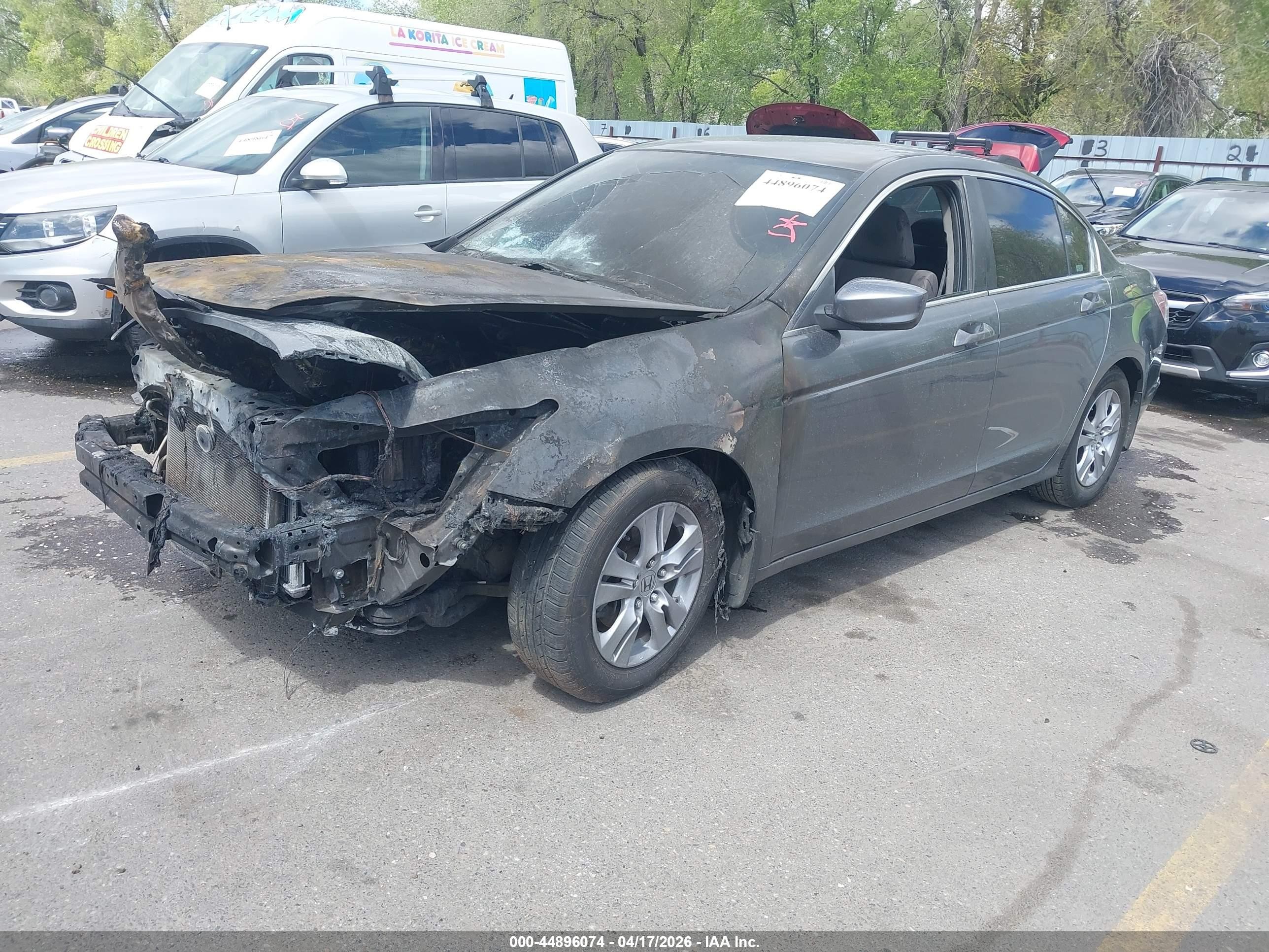 2012 Honda Accord 2.4 Lx-p Серый vin: 1HGCP2F42CA043544