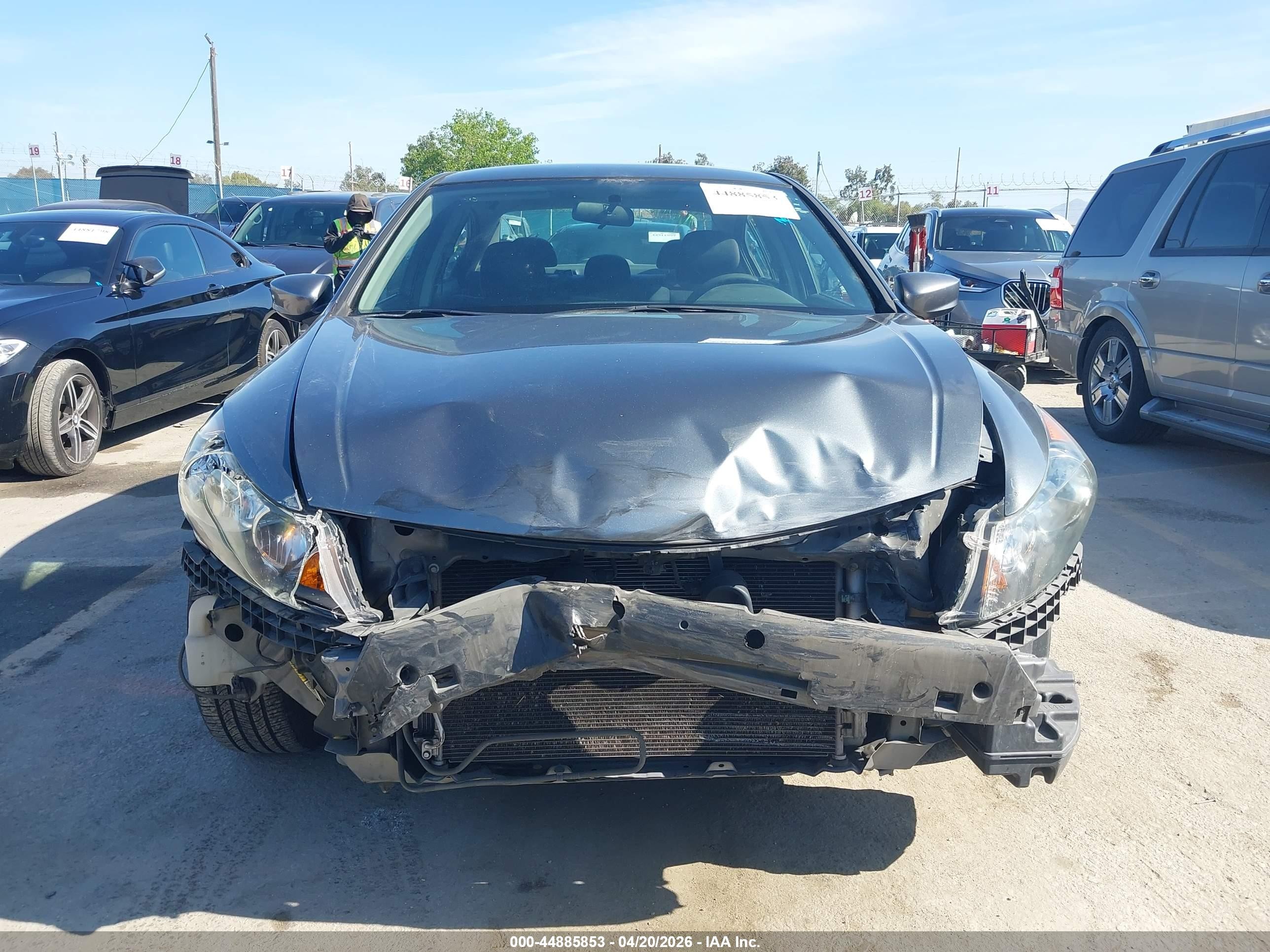 2012 Honda Accord 2.4 Lx-p Gray vin: 1HGCP2F42CA057699