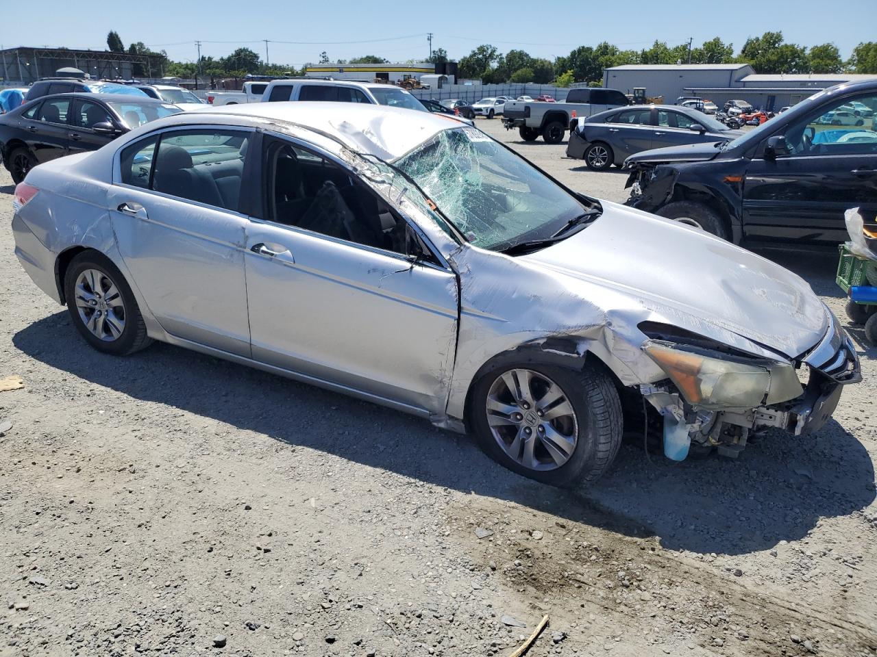 2012 Honda Accord Lxp Silver vin: 1HGCP2F42CA068671