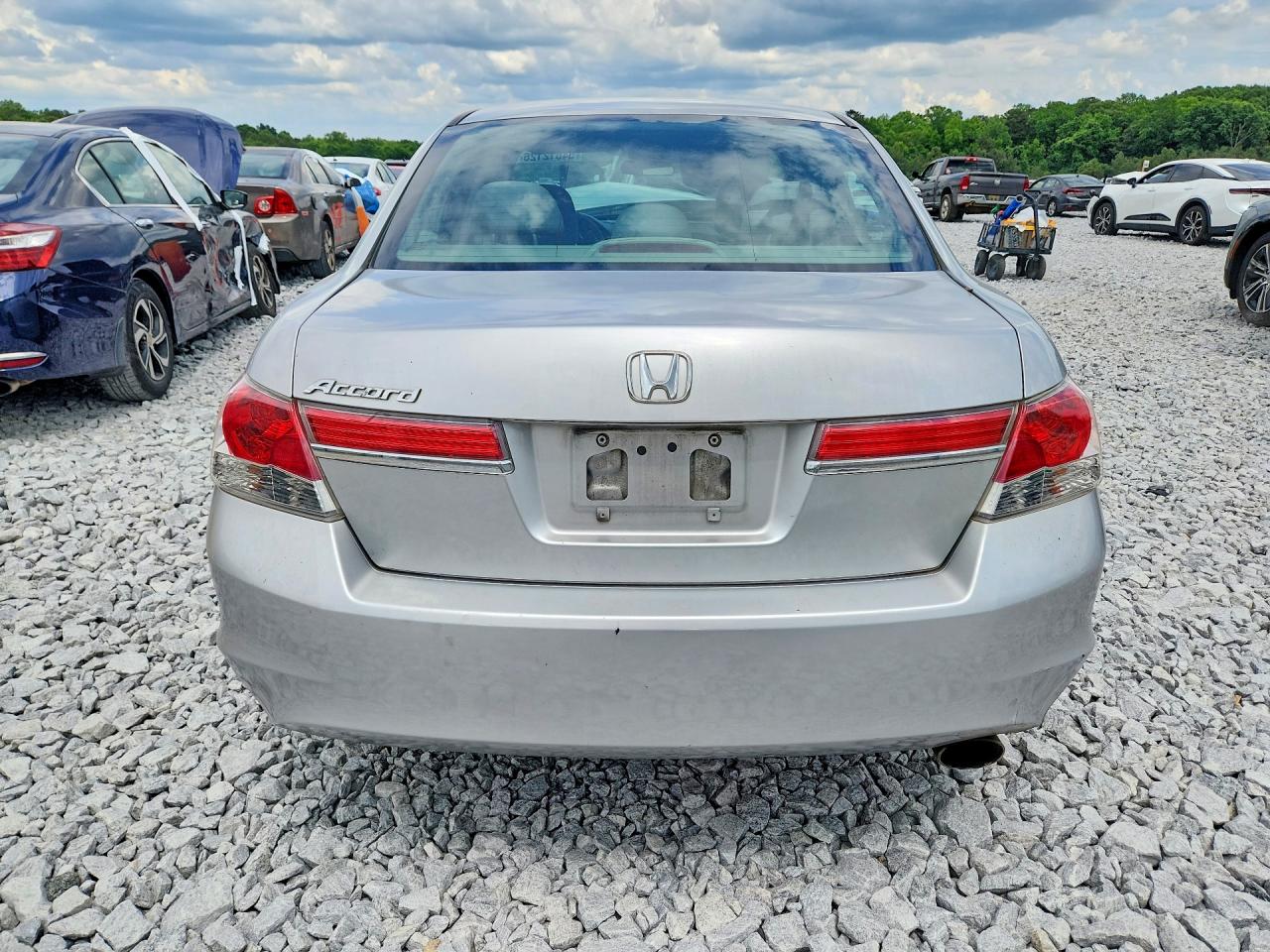 2012 Honda Accord Lxp Silver vin: 1HGCP2F42CA201896