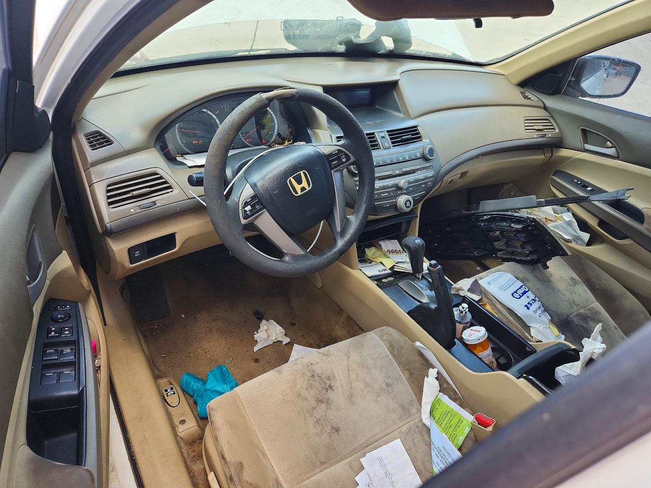 2010 Honda Accord Lxp White vin: 1HGCP2F43AA029018