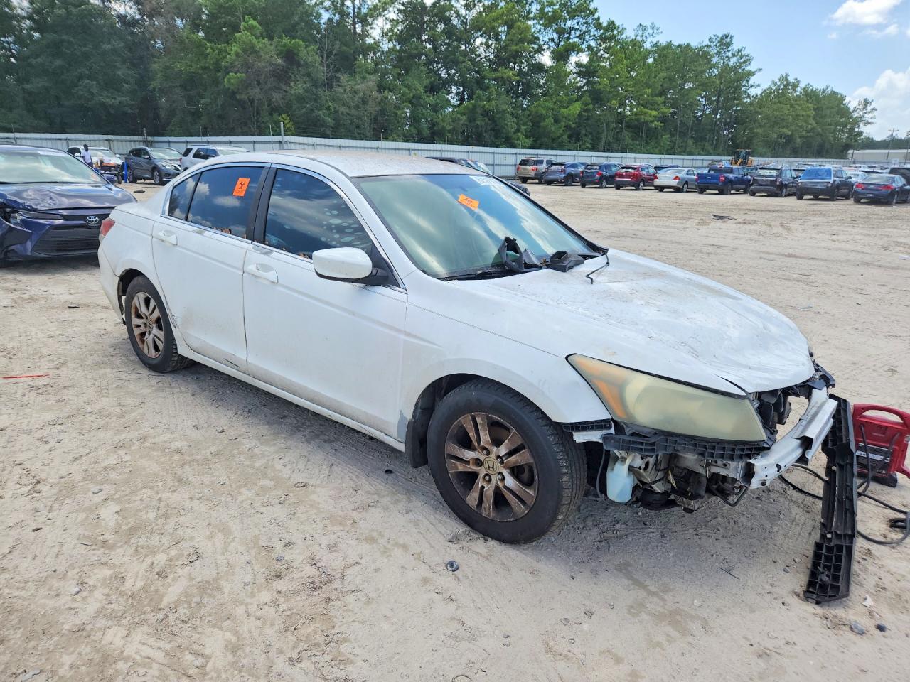 2010 Honda Accord Lxp White vin: 1HGCP2F43AA029018