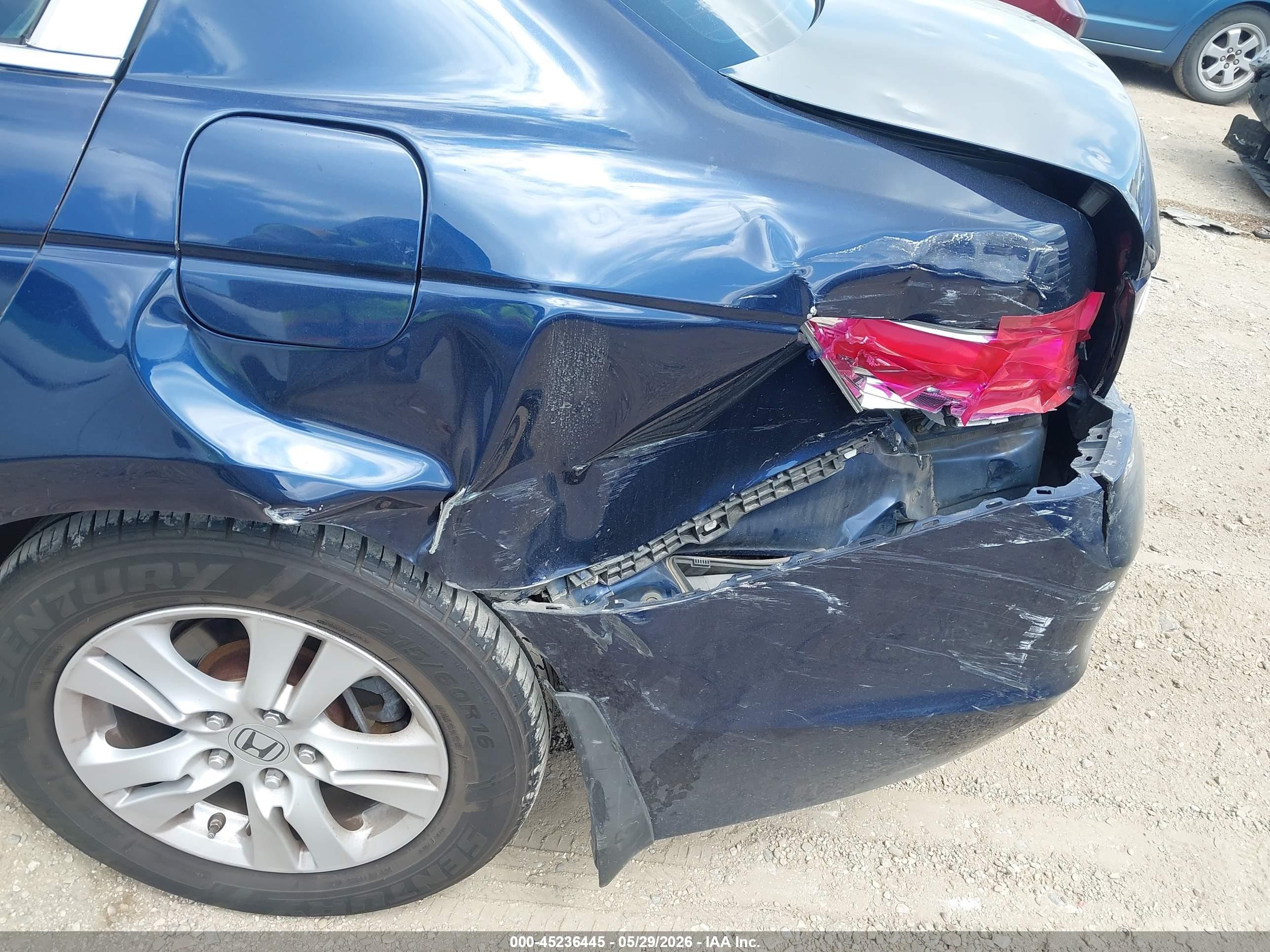 2010 Honda Accord 2.4 Lx-p Dark Blue vin: 1HGCP2F43AA039449