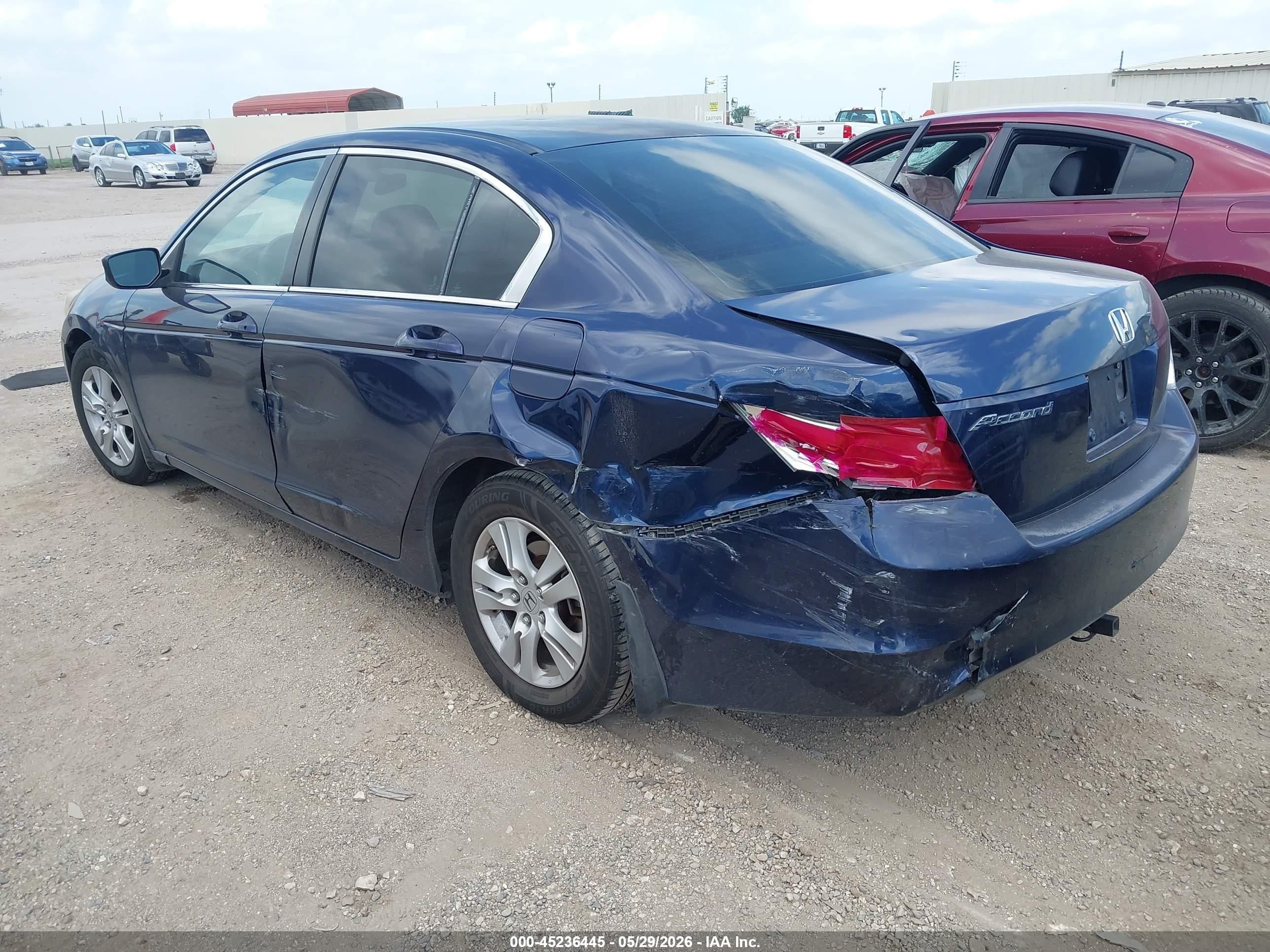 2010 Honda Accord 2.4 Lx-p Dark Blue vin: 1HGCP2F43AA039449