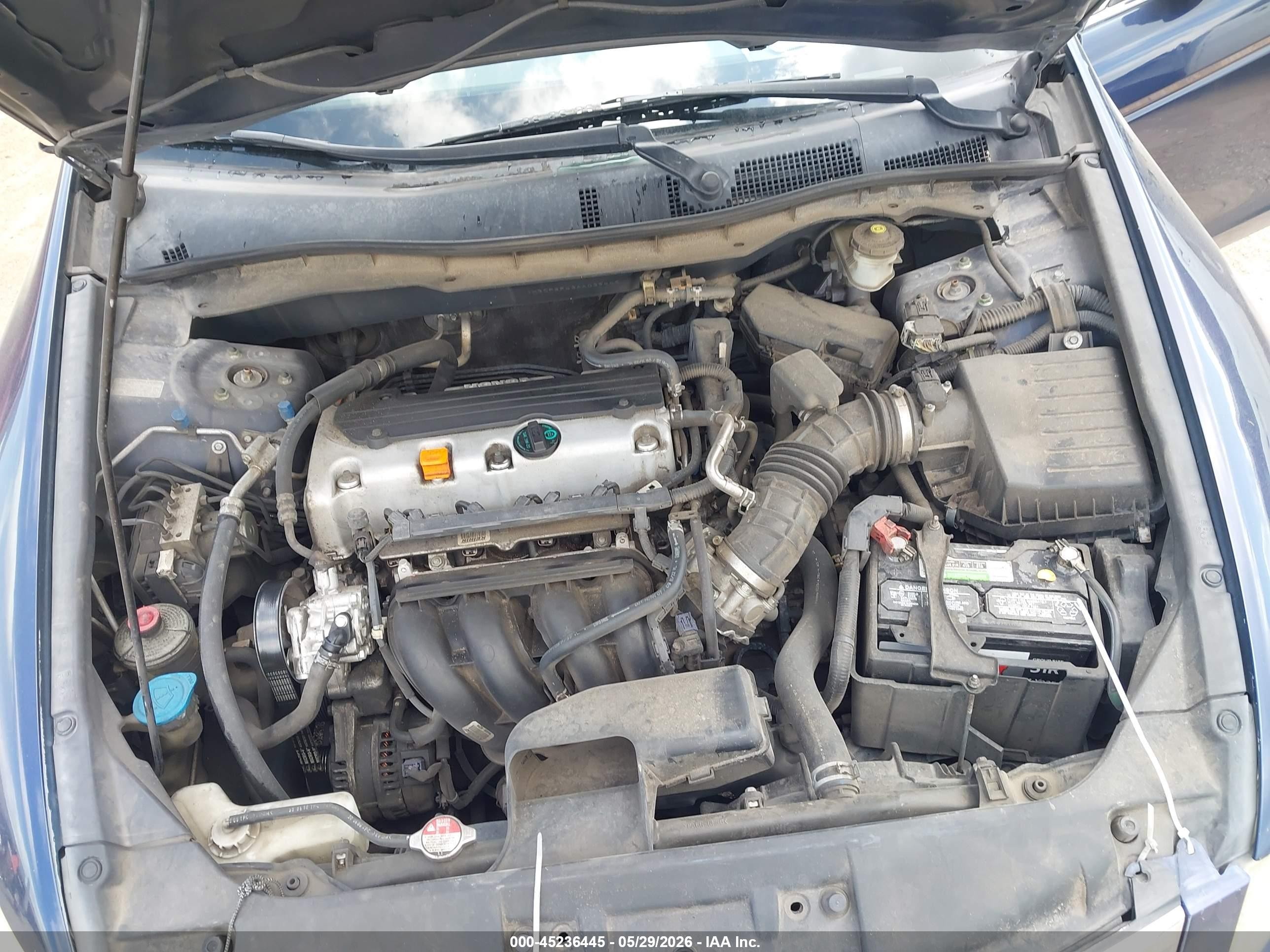 2010 Honda Accord 2.4 Lx-p Dark Blue vin: 1HGCP2F43AA039449