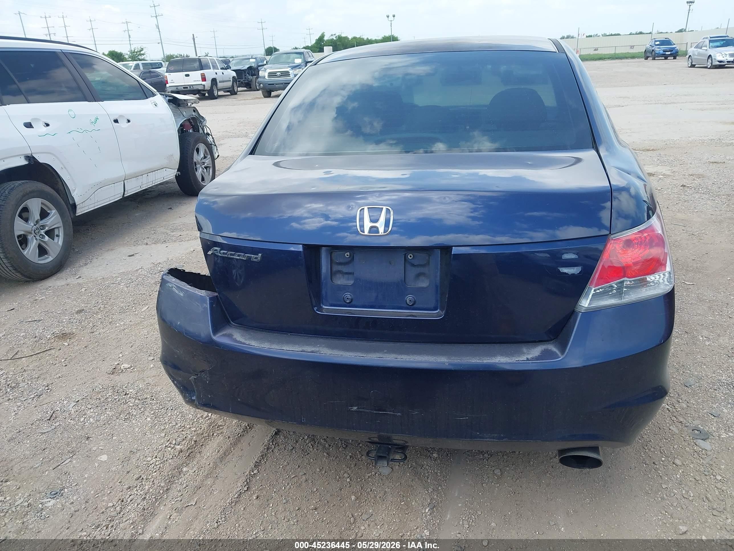 2010 Honda Accord 2.4 Lx-p Dark Blue vin: 1HGCP2F43AA039449