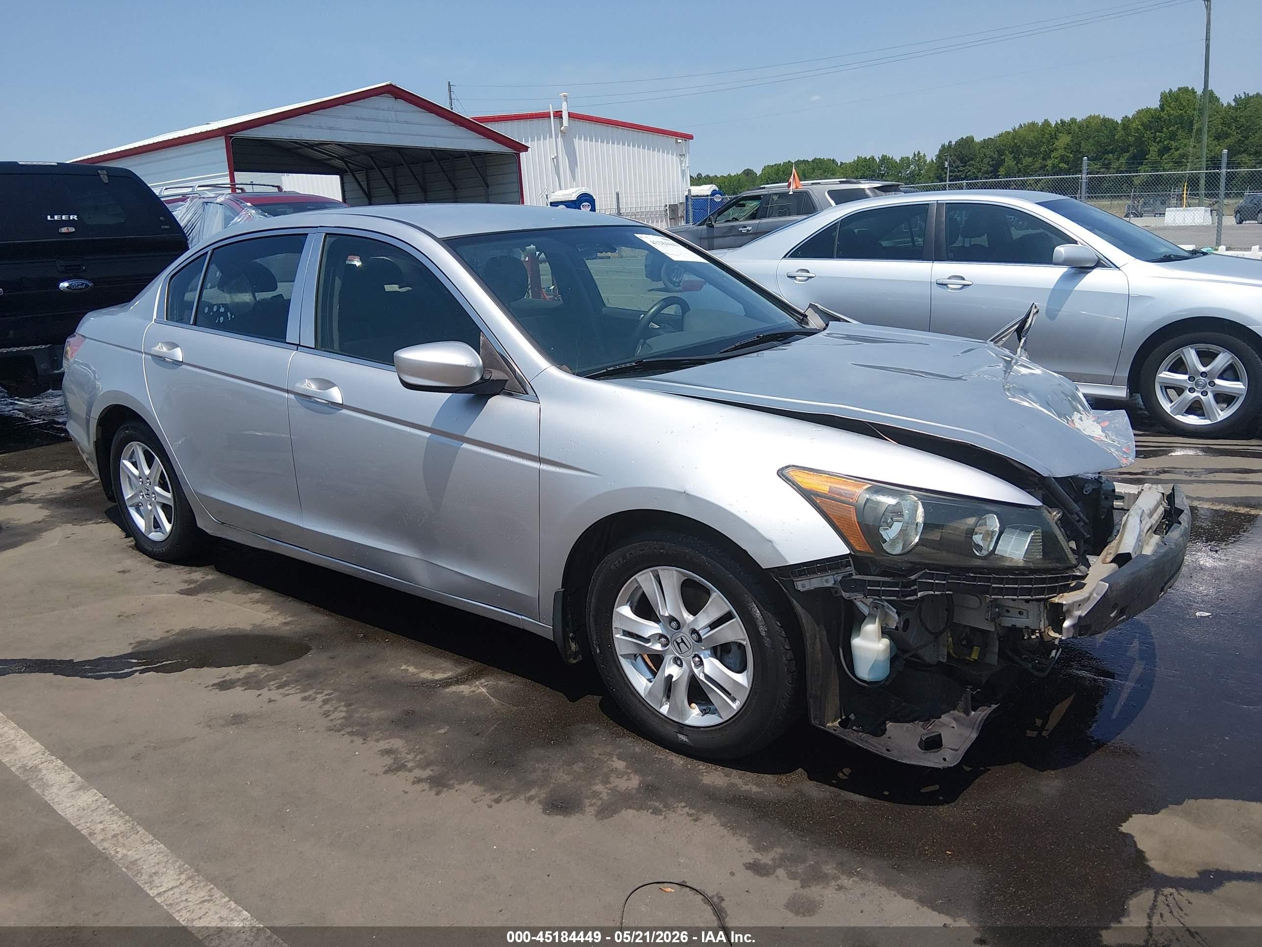 2010 Honda Accord 2.4 Lx-p Silver vin: 1HGCP2F43AA040438