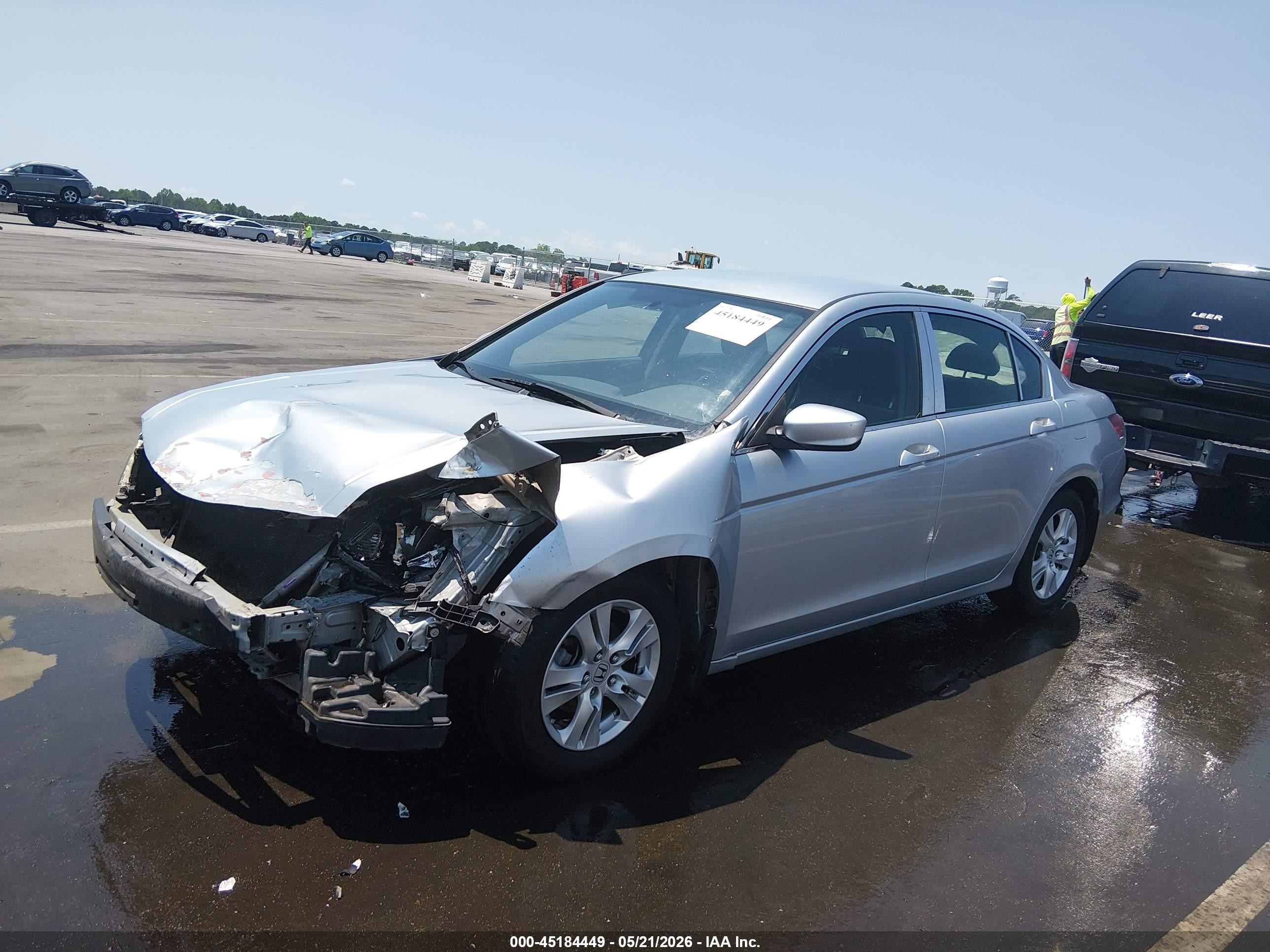 2010 Honda Accord 2.4 Lx-p Silver vin: 1HGCP2F43AA040438