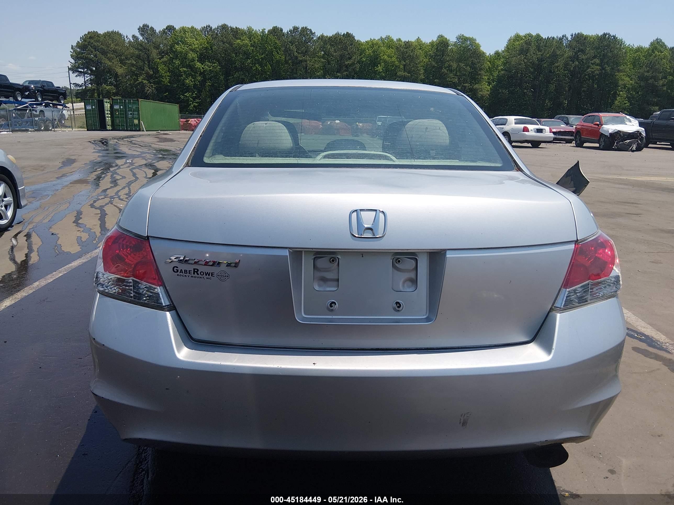 2010 Honda Accord 2.4 Lx-p Silver vin: 1HGCP2F43AA040438