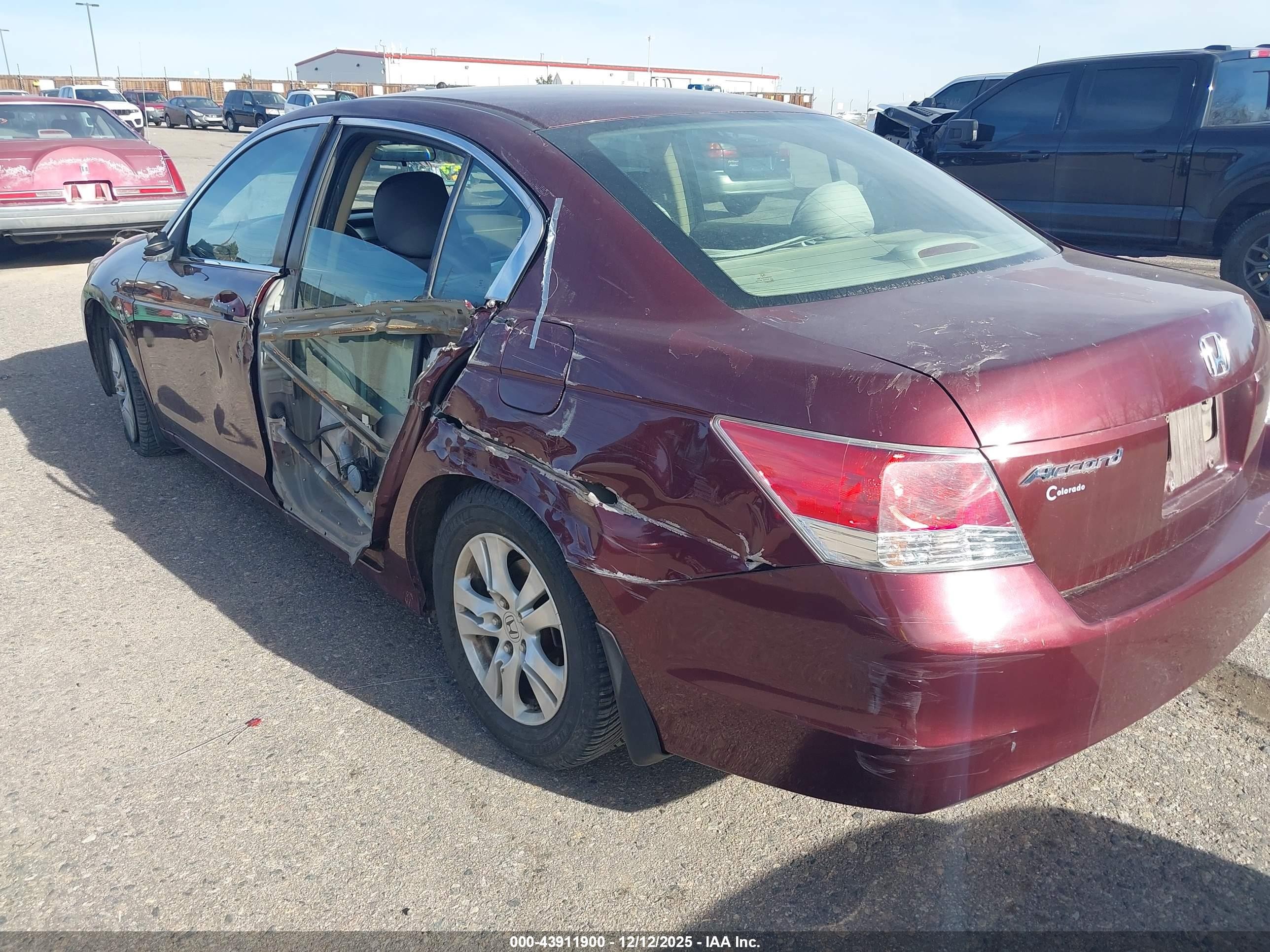 2010 Honda Accord 2.4 Lx-p Maroon vin: 1HGCP2F43AA089087