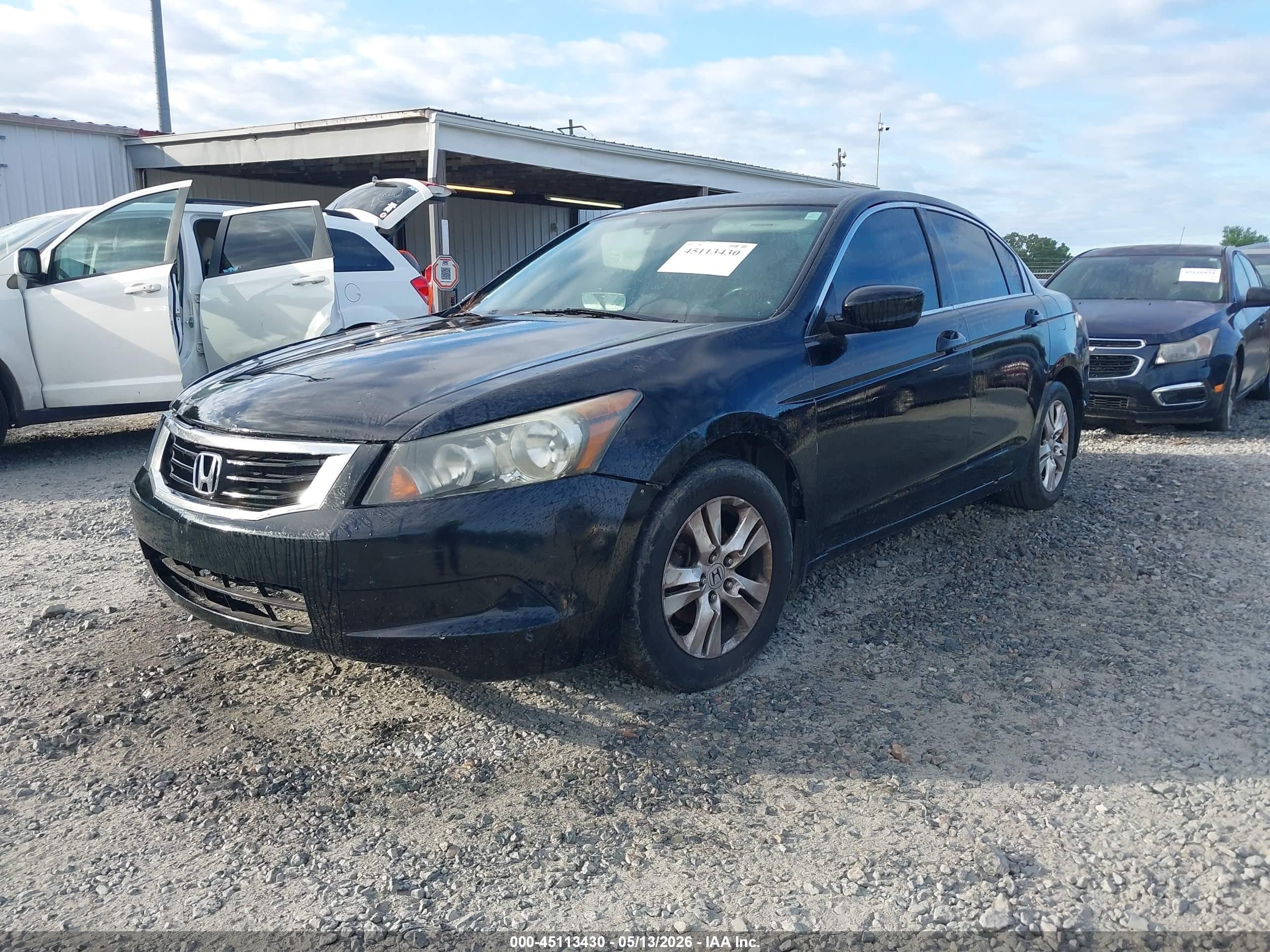 2010 Honda Accord 2.4 Lx-p Black vin: 1HGCP2F43AA178626