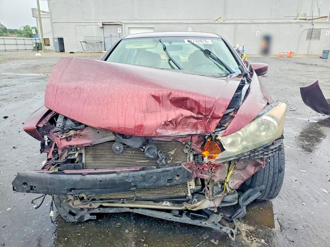2010 Honda Accord Lxp Red vin: 1HGCP2F43AA191506