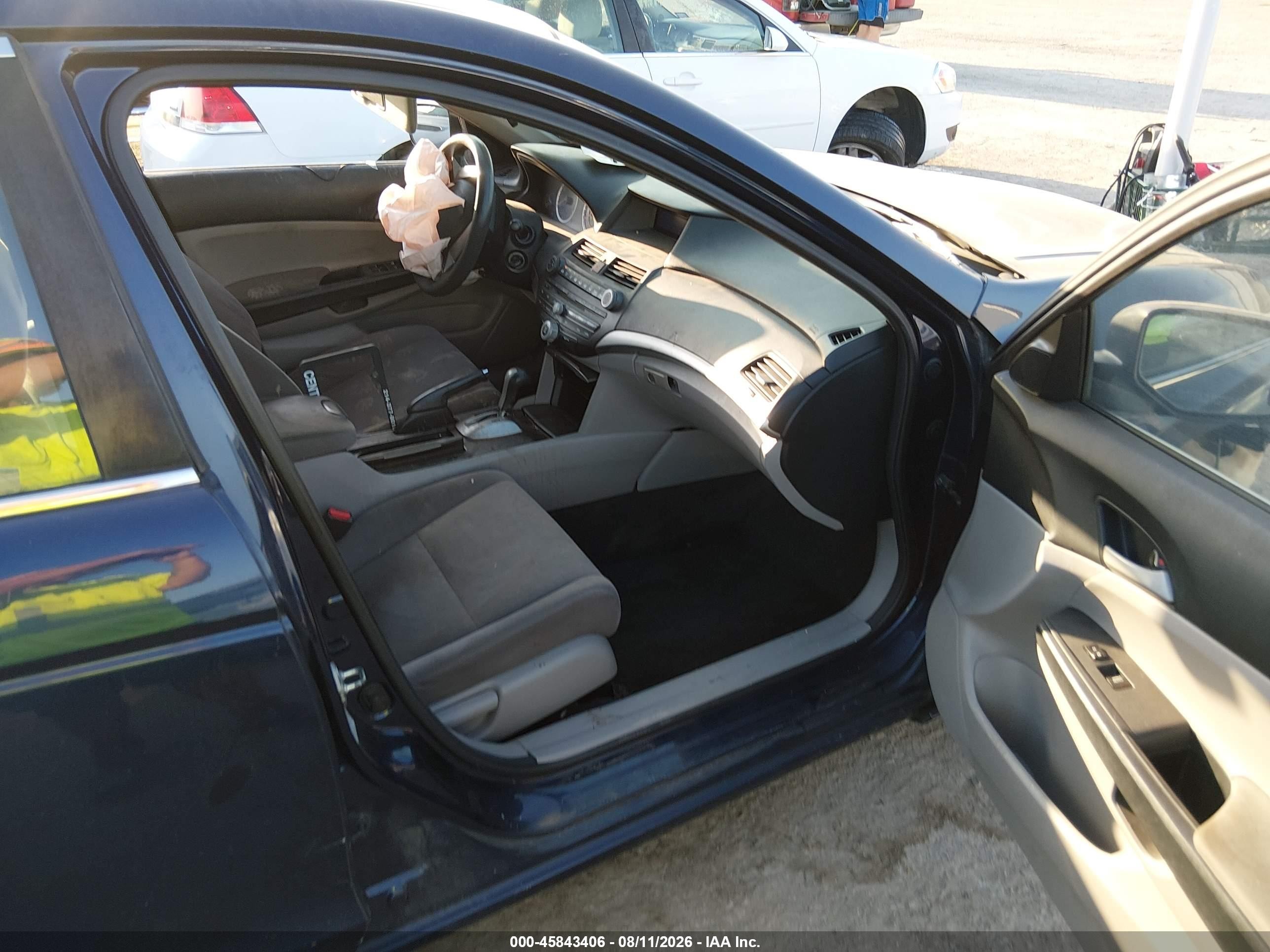 2011 Honda Accord 2.4 Lx-p Black vin: 1HGCP2F43BA122087
