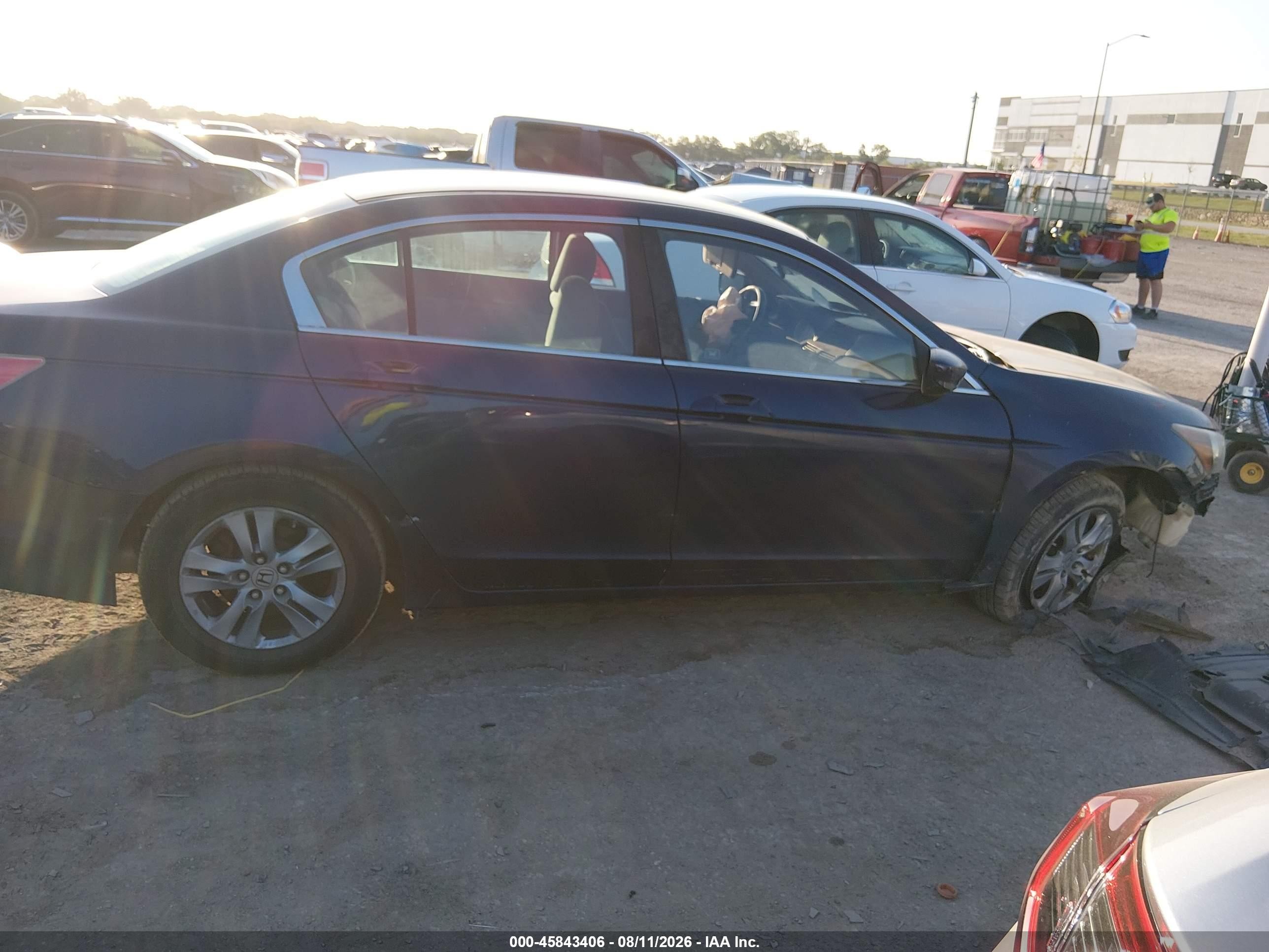 2011 Honda Accord 2.4 Lx-p Black vin: 1HGCP2F43BA122087