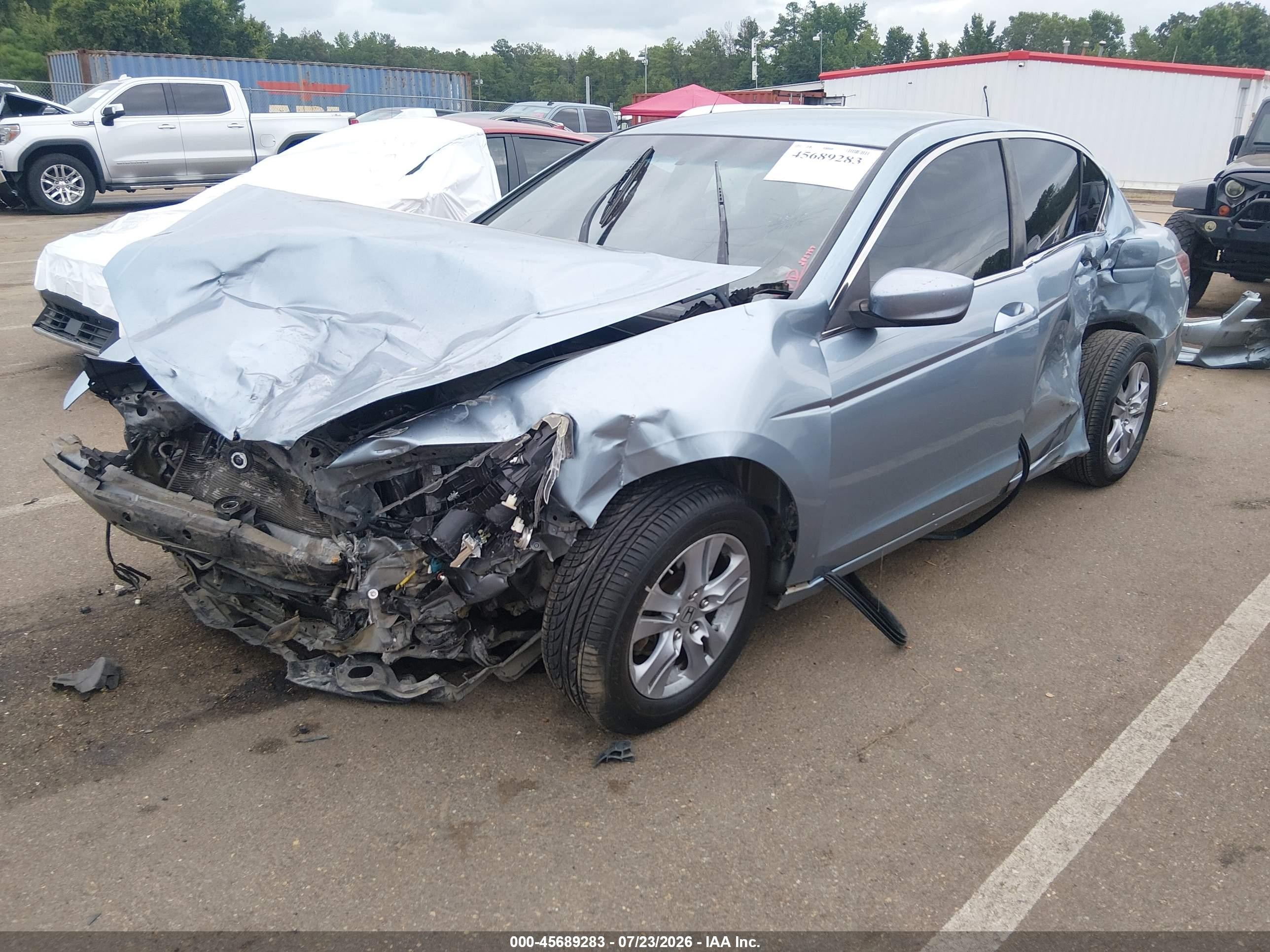 2011 Honda Accord 2.4 Lx-p Синий vin: 1HGCP2F43BA141514