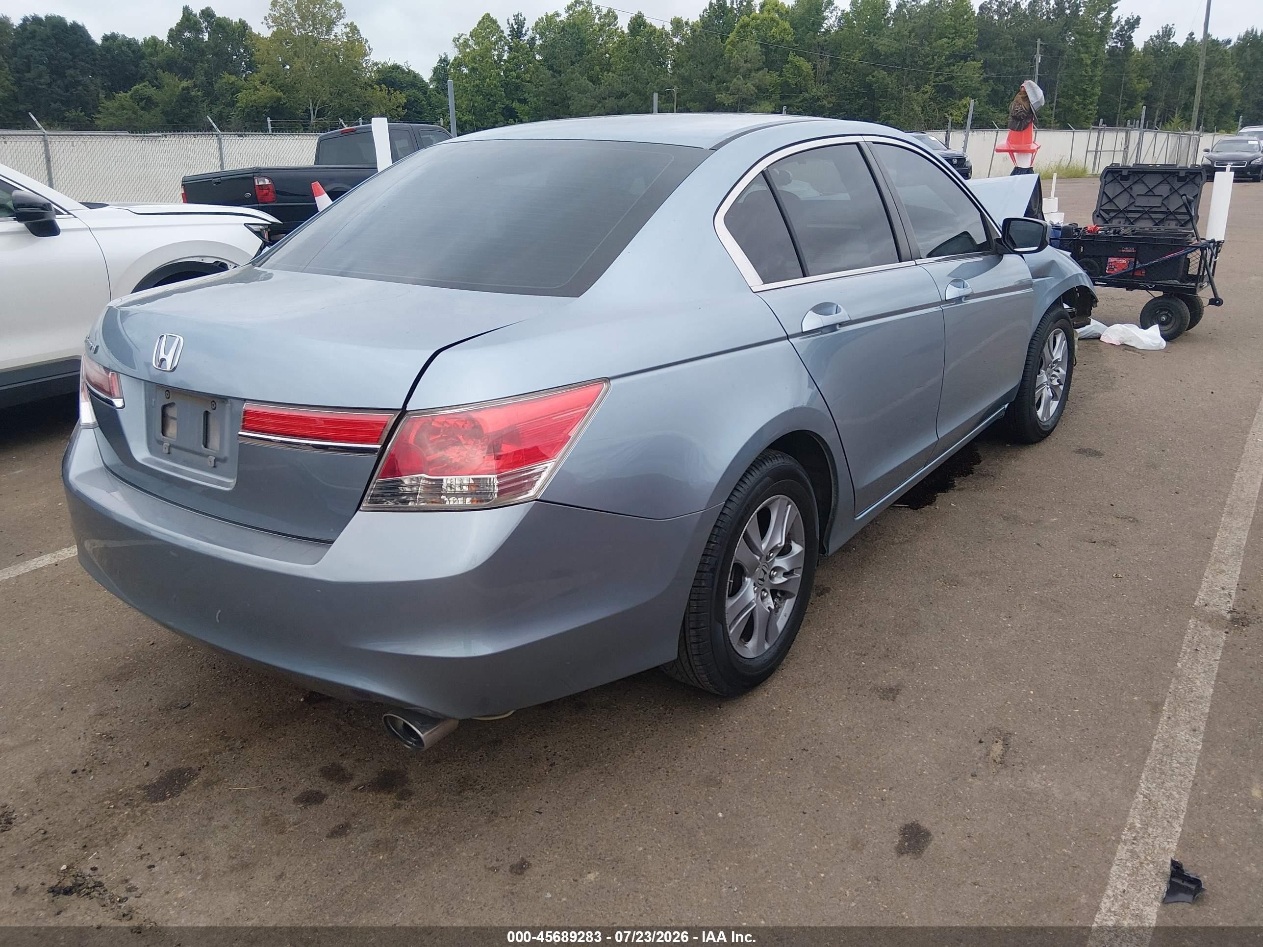 2011 Honda Accord 2.4 Lx-p Синий vin: 1HGCP2F43BA141514