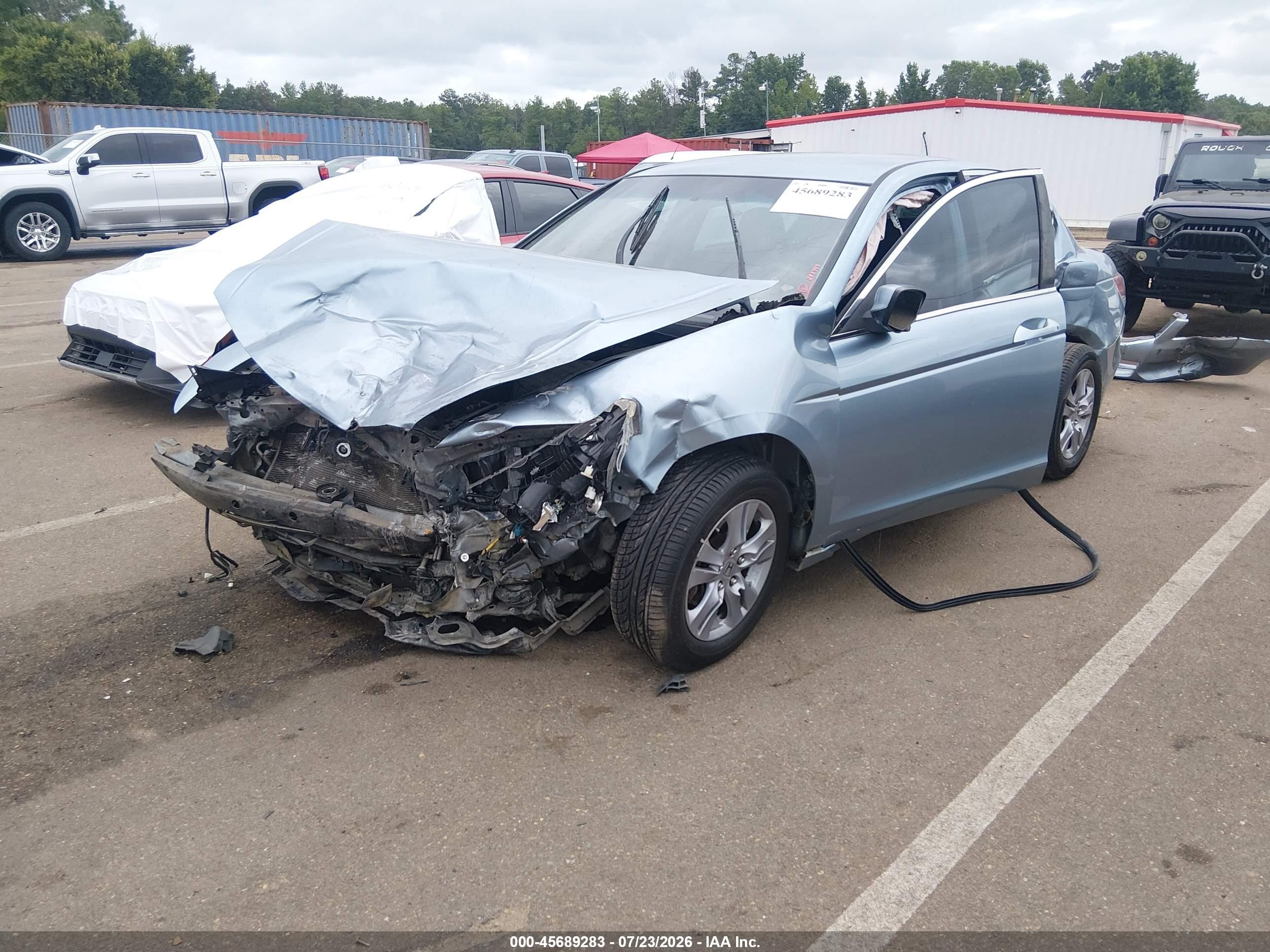 2011 Honda Accord 2.4 Lx-p Синий vin: 1HGCP2F43BA141514