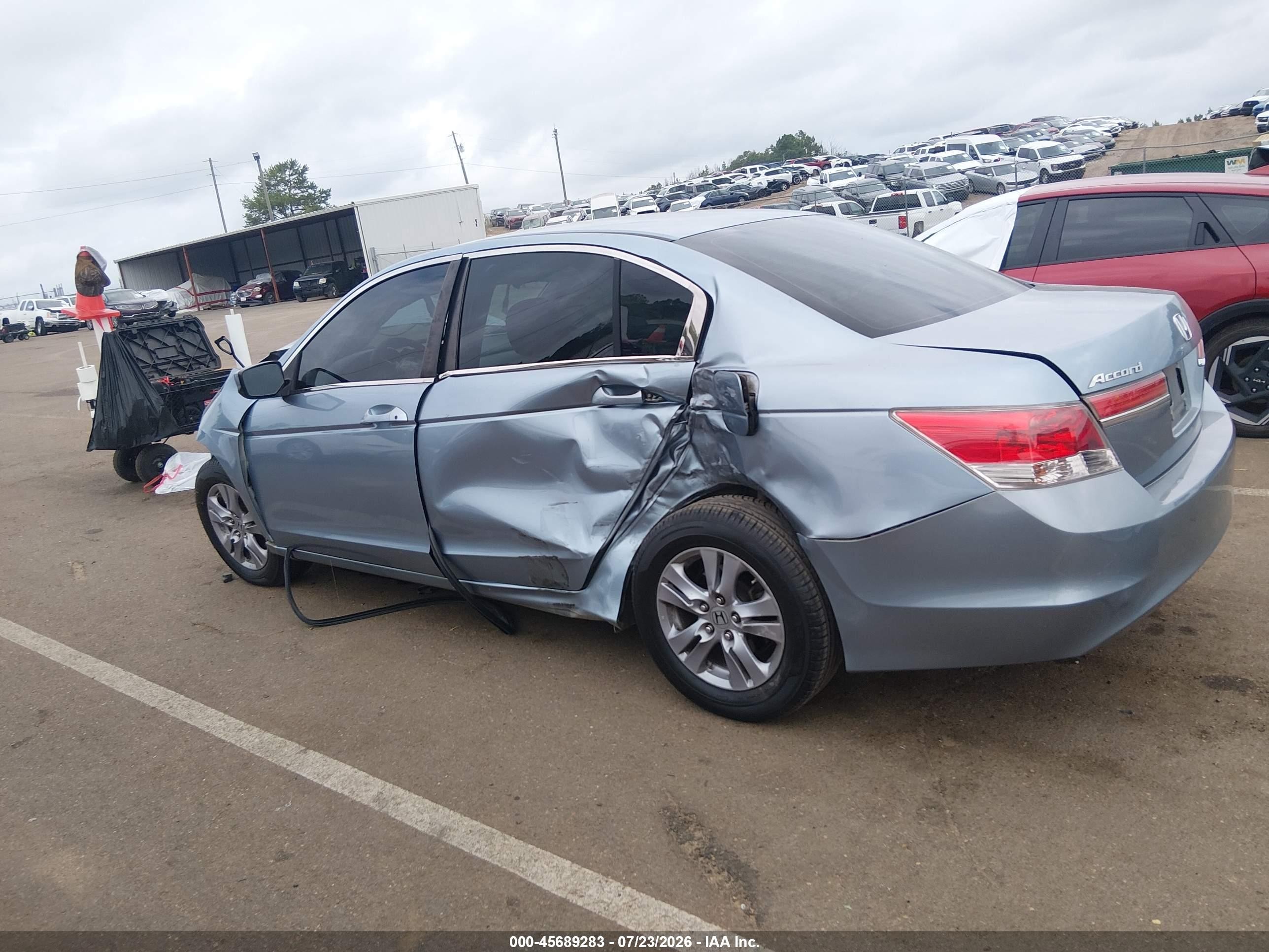 2011 Honda Accord 2.4 Lx-p Синий vin: 1HGCP2F43BA141514