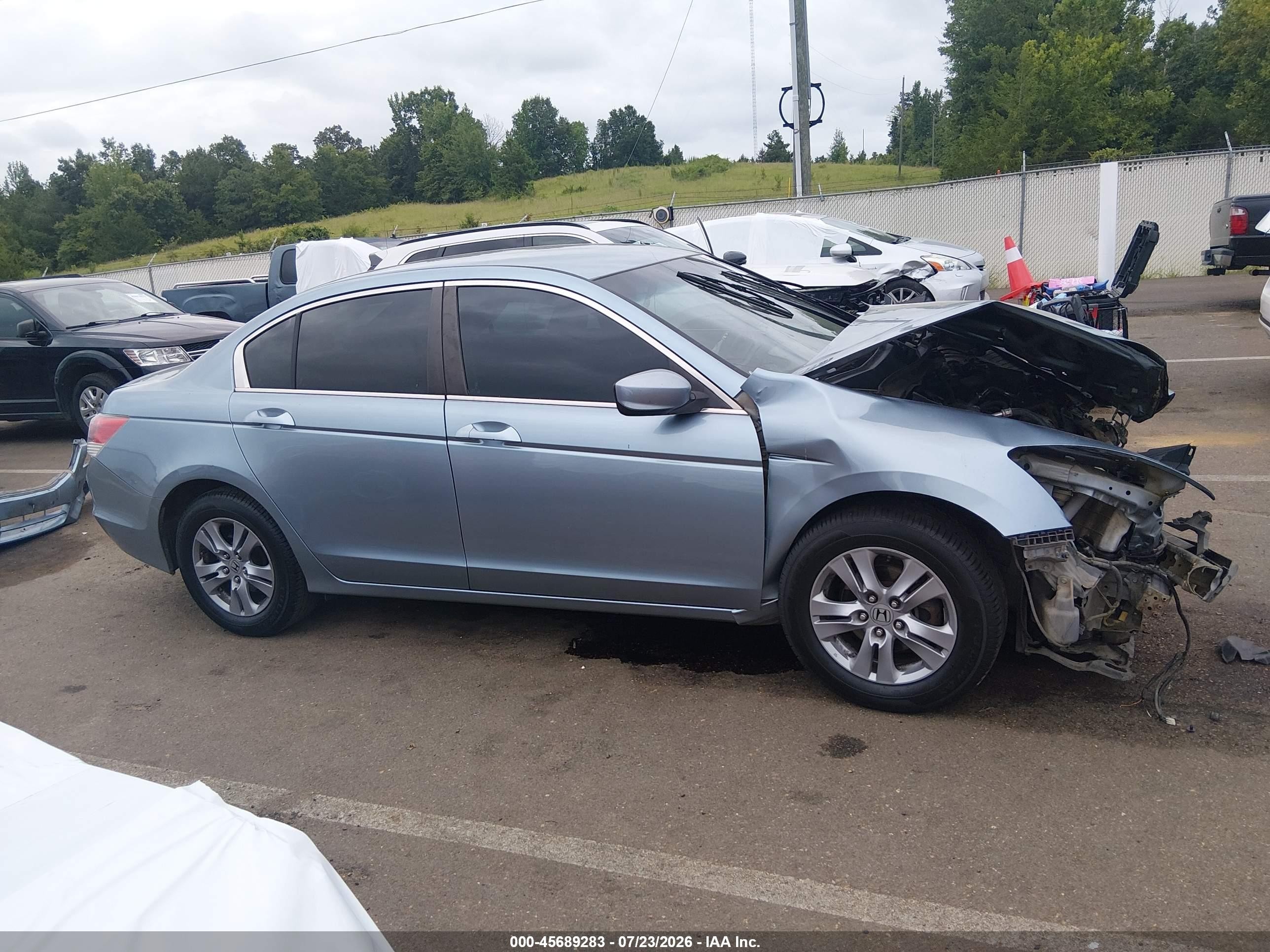 2011 Honda Accord 2.4 Lx-p Синий vin: 1HGCP2F43BA141514