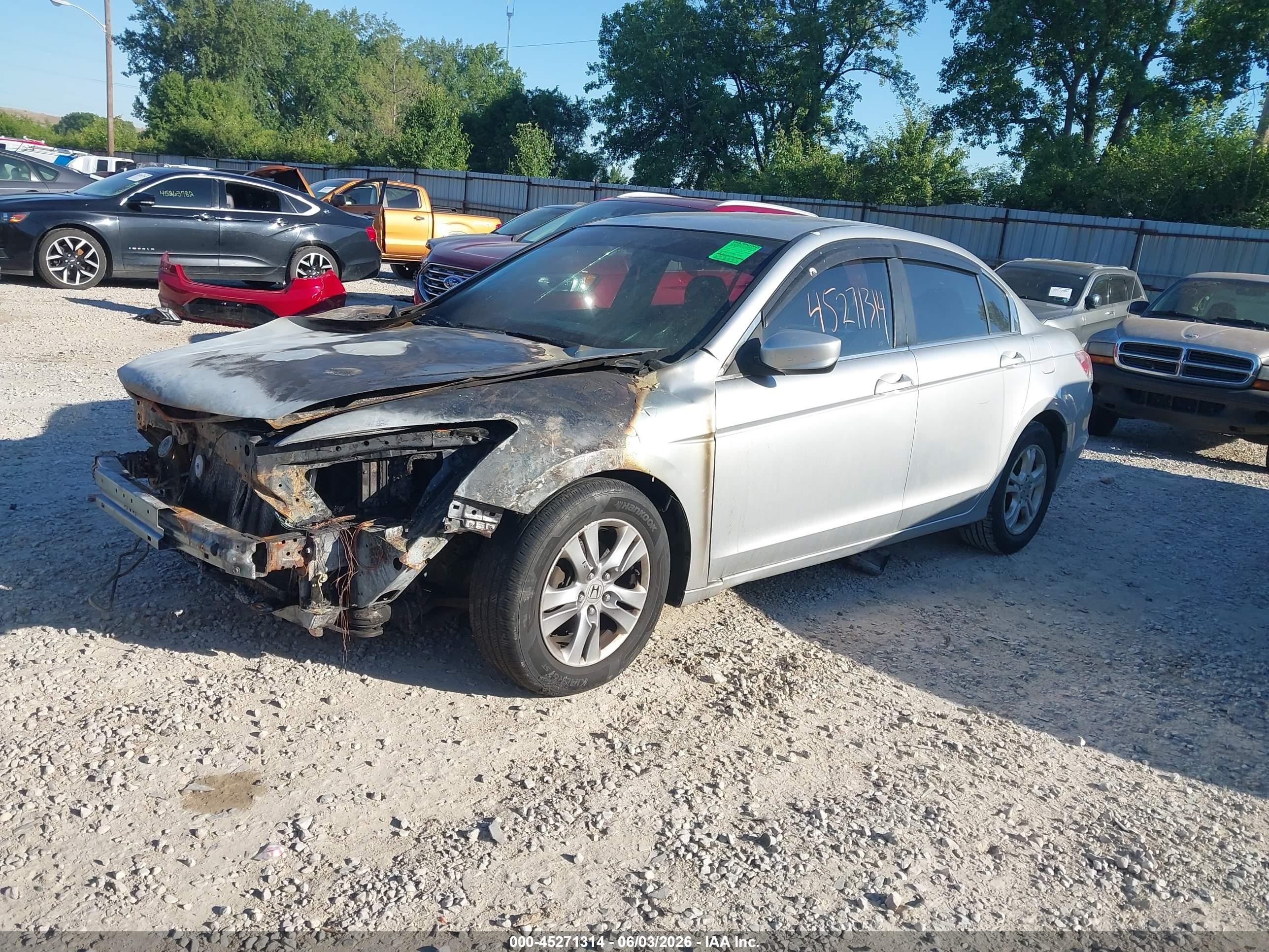 2012 Honda Accord 2.4 Lx-p Silver vin: 1HGCP2F43CA011847