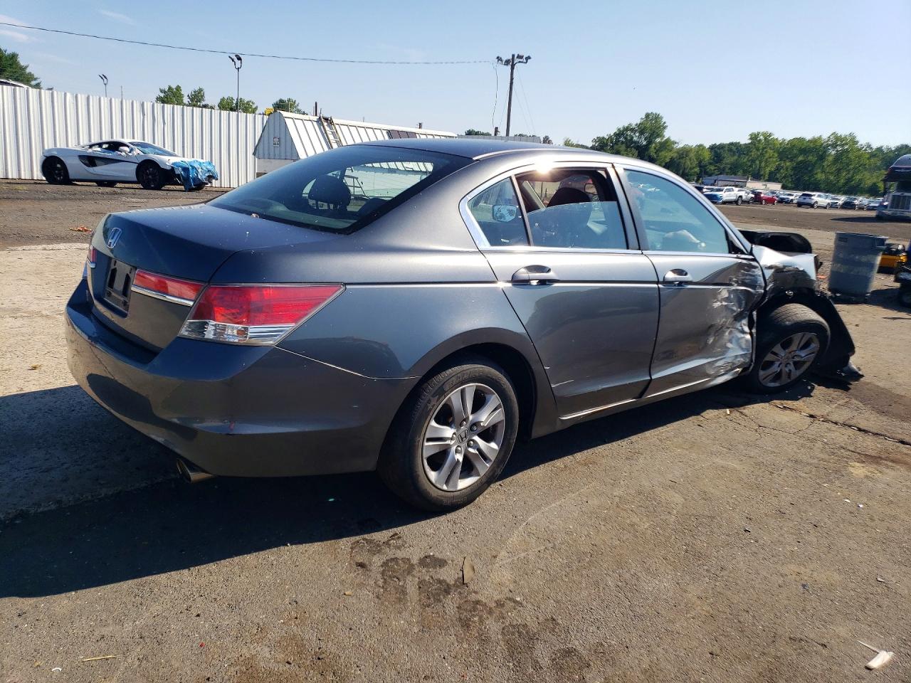 2012 Honda Accord Lxp Gray vin: 1HGCP2F43CA028938