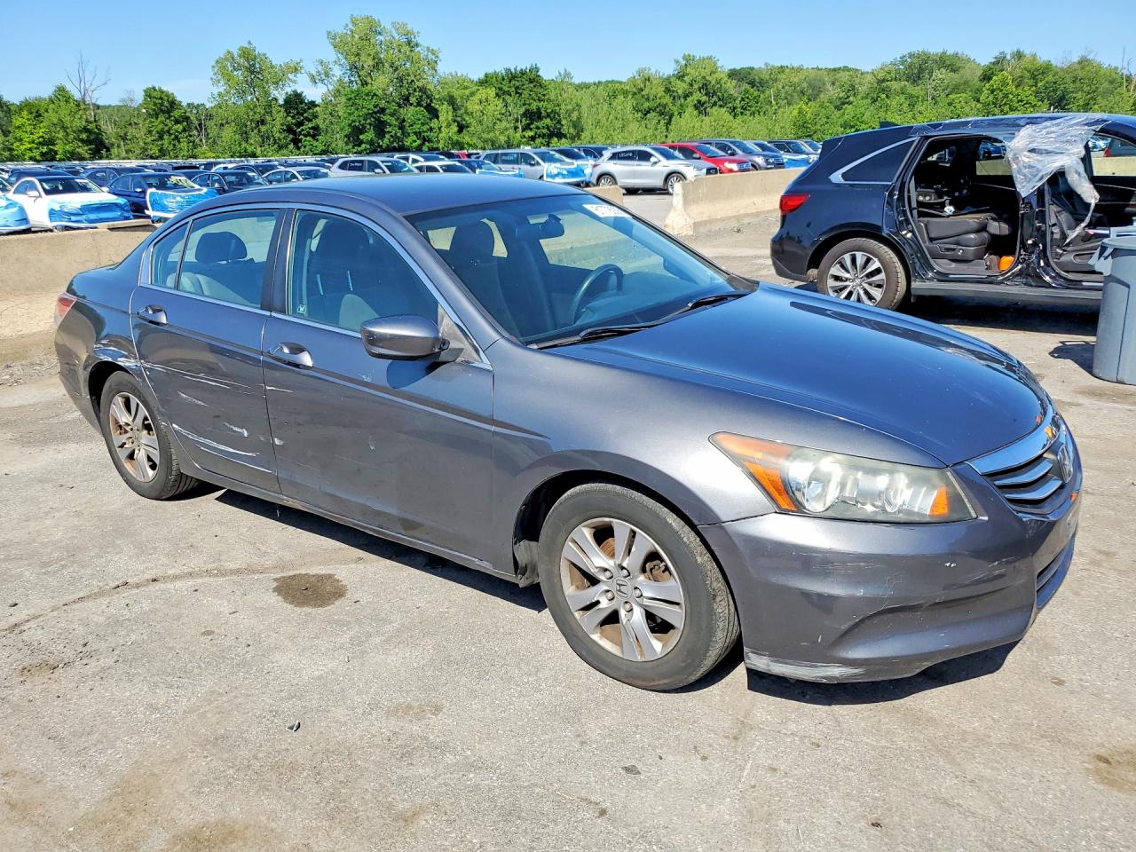 2012 Honda Accord Lxp Gray vin: 1HGCP2F43CA070283