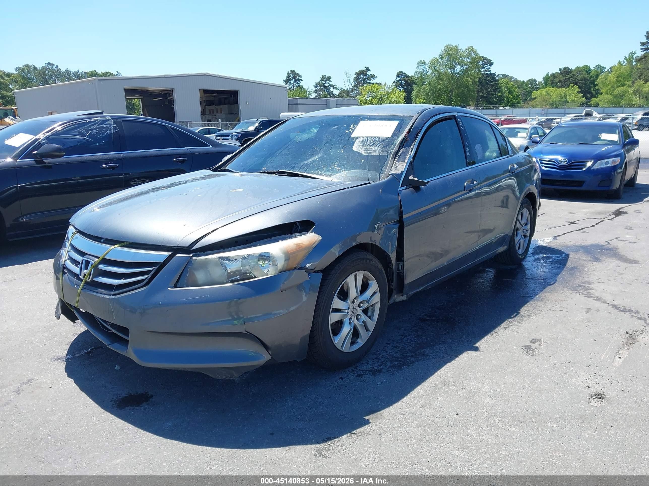 2012 Honda Accord 2.4 Lx-p Gray vin: 1HGCP2F43CA073832