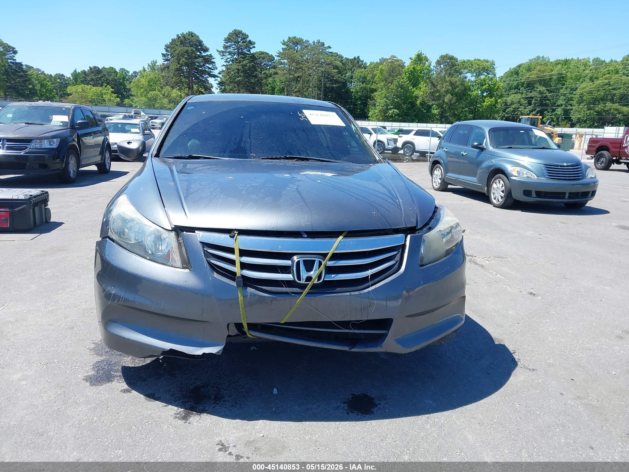 2012 Honda Accord 2.4 Lx-p Gray vin: 1HGCP2F43CA073832