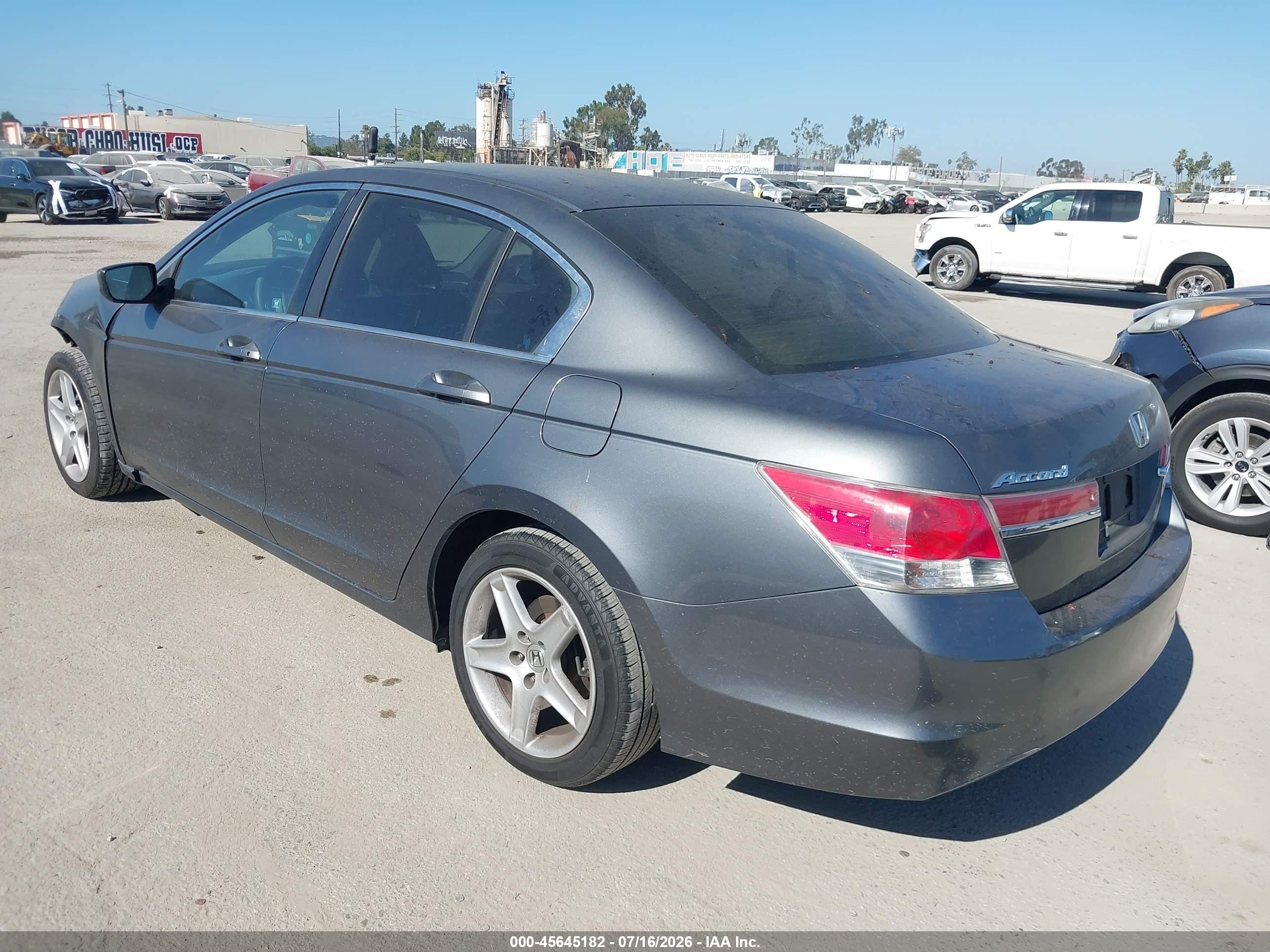 2012 Honda Accord 2.4 Lx-p Gray vin: 1HGCP2F43CA119451