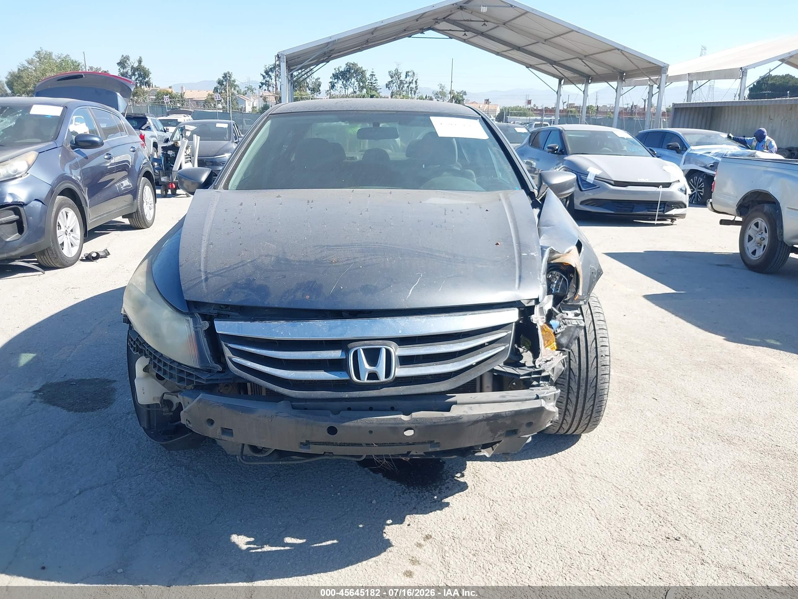 2012 Honda Accord 2.4 Lx-p Gray vin: 1HGCP2F43CA119451