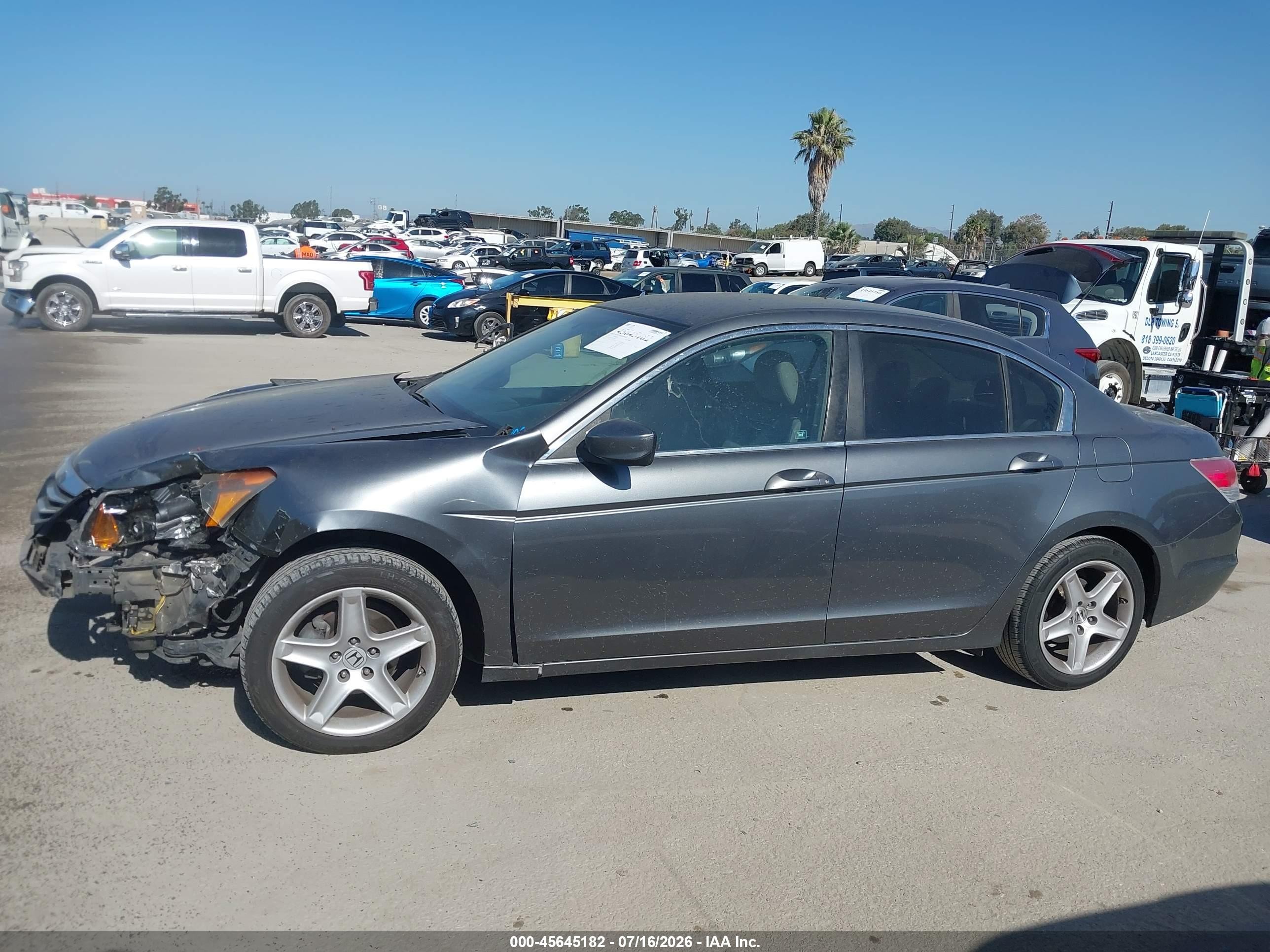 2012 Honda Accord 2.4 Lx-p Gray vin: 1HGCP2F43CA119451