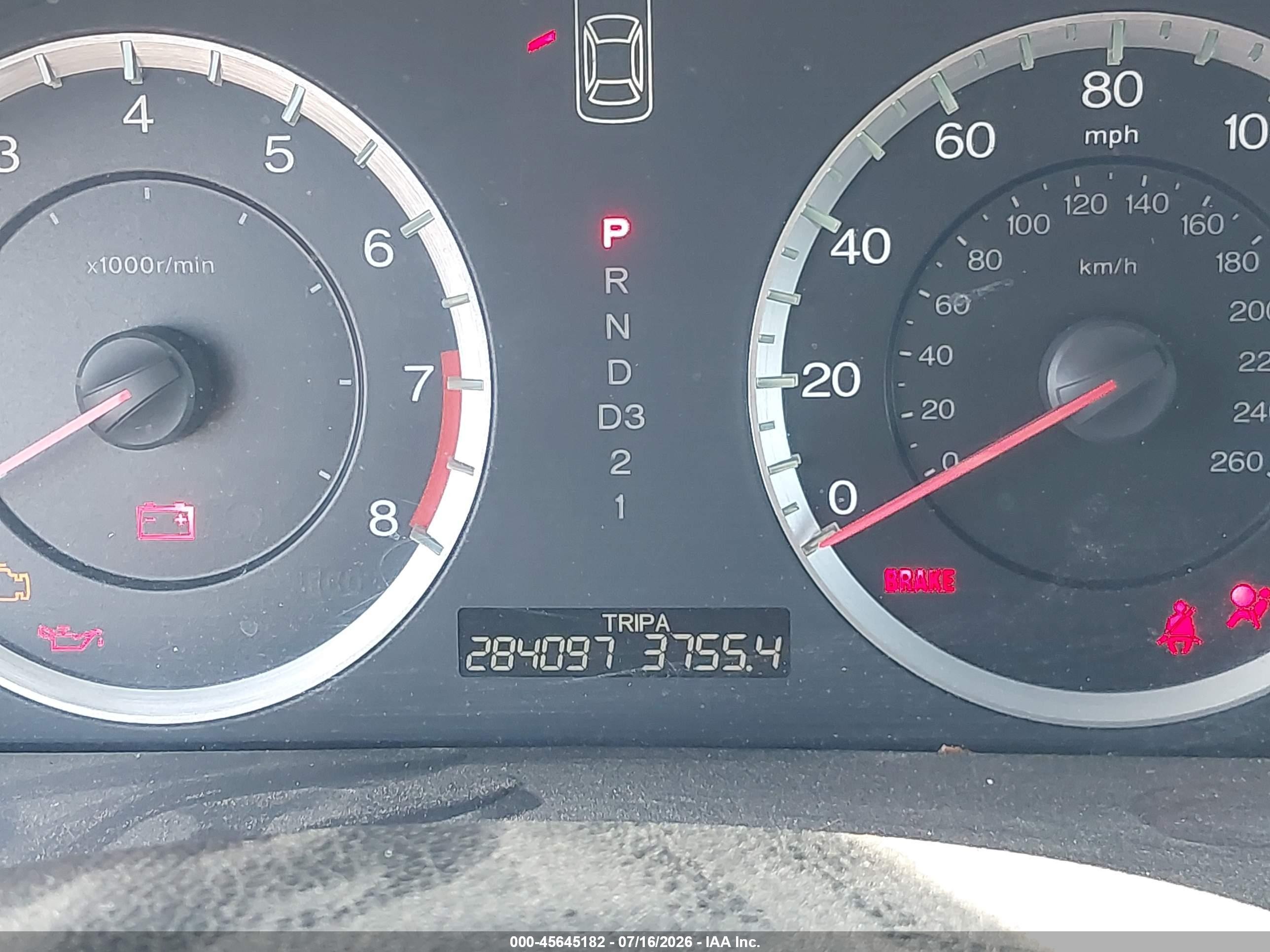2012 Honda Accord 2.4 Lx-p Gray vin: 1HGCP2F43CA119451