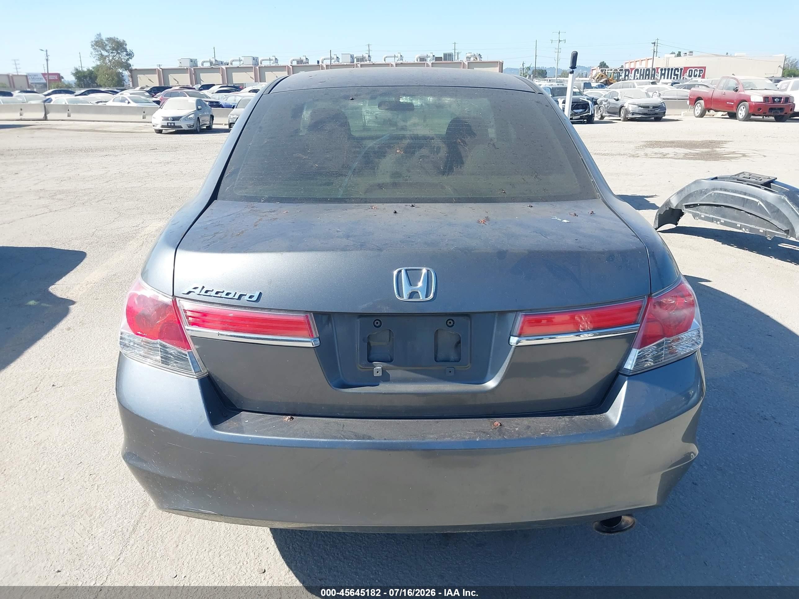 2012 Honda Accord 2.4 Lx-p Gray vin: 1HGCP2F43CA119451