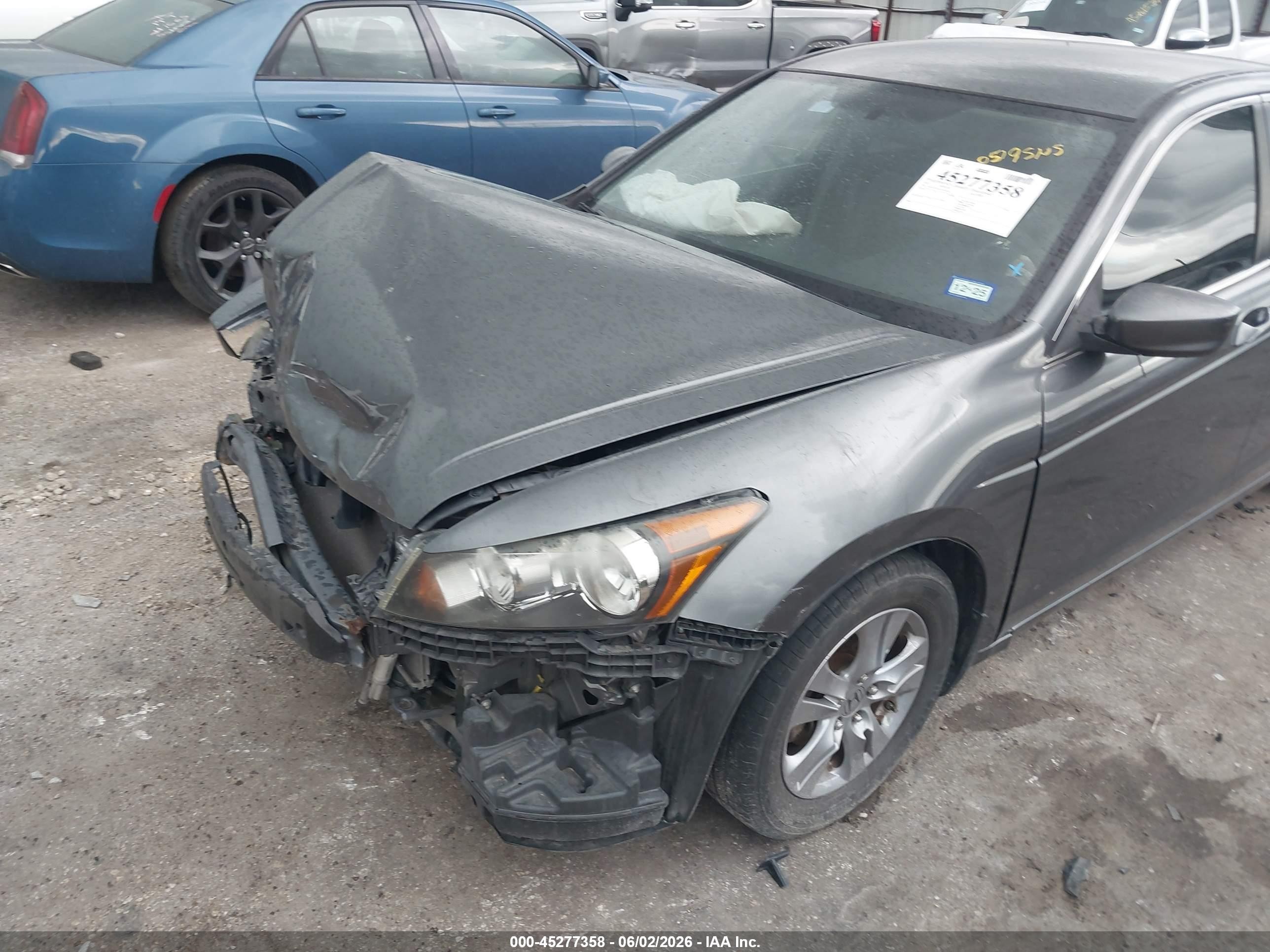 2012 Honda Accord 2.4 Lx-p Gray vin: 1HGCP2F43CA203818