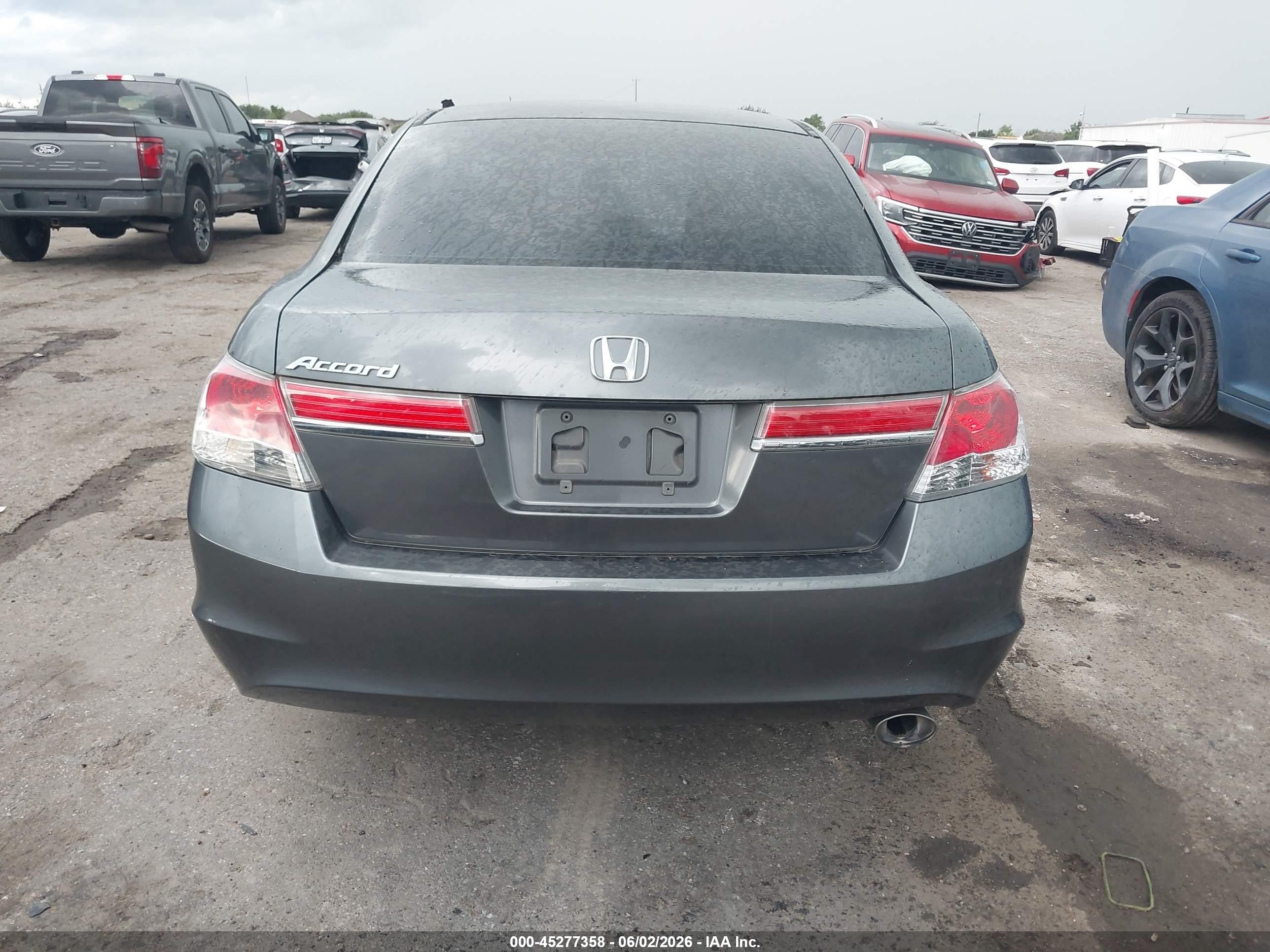 2012 Honda Accord 2.4 Lx-p Gray vin: 1HGCP2F43CA203818