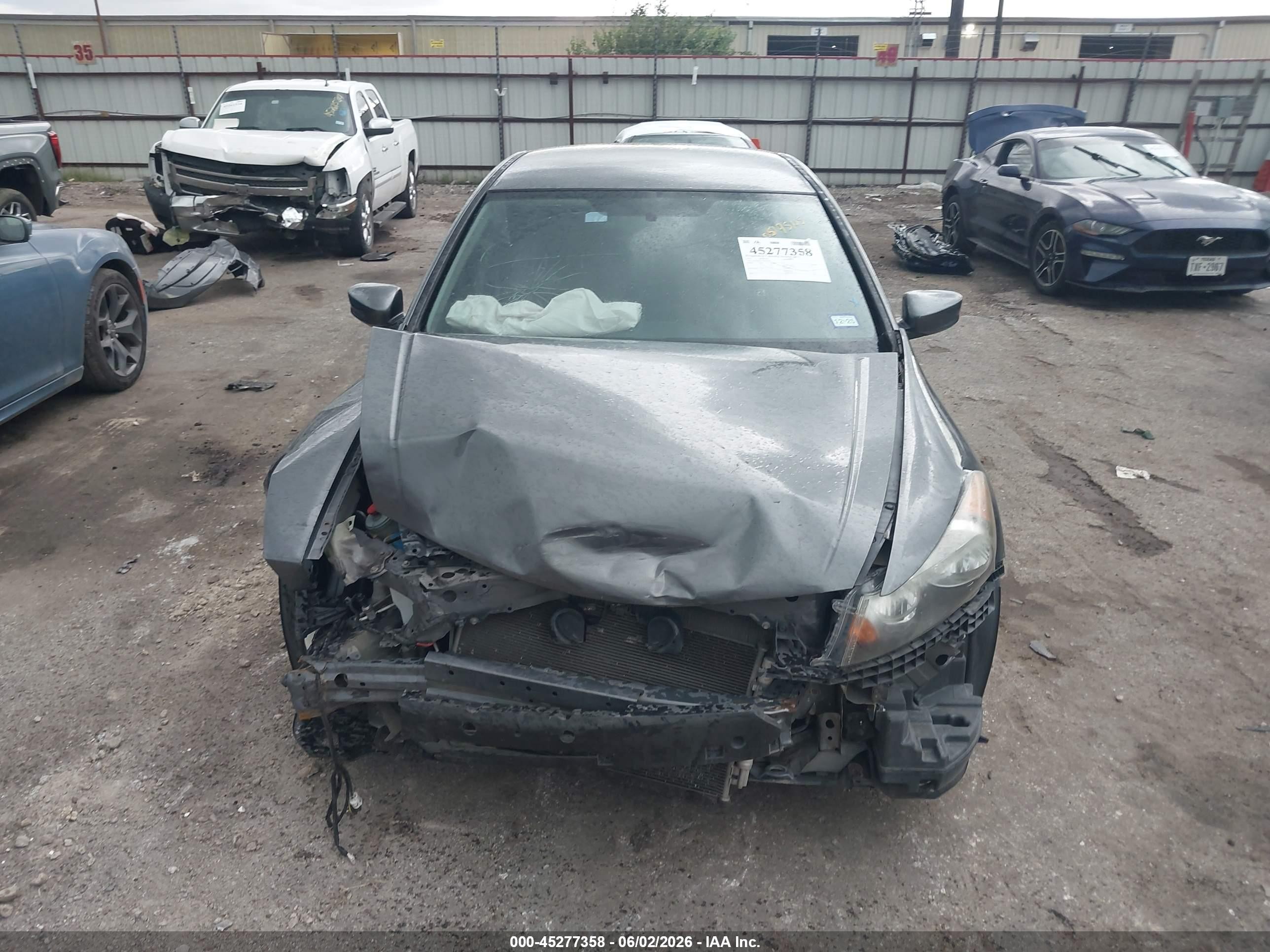 2012 Honda Accord 2.4 Lx-p Gray vin: 1HGCP2F43CA203818
