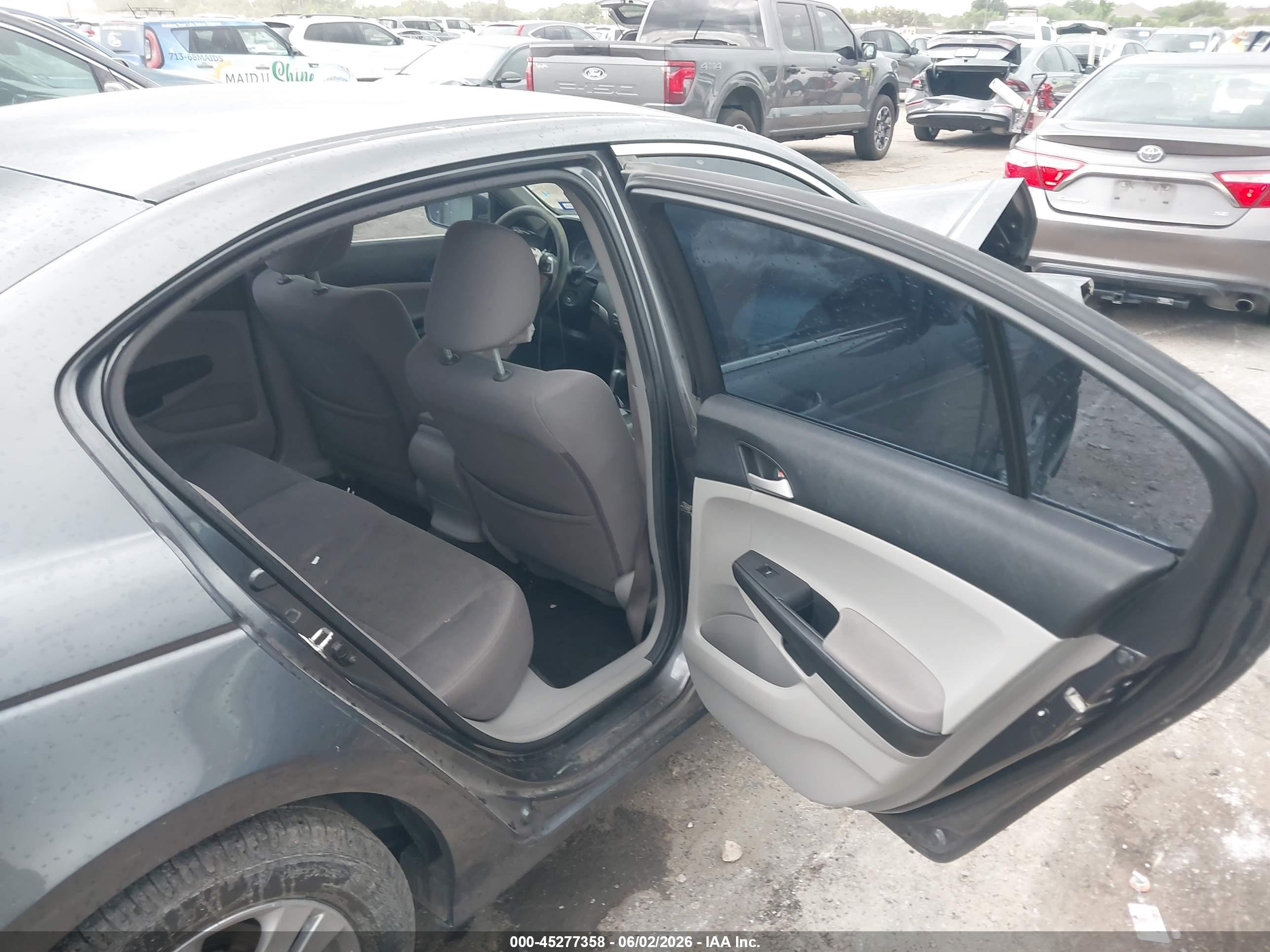 2012 Honda Accord 2.4 Lx-p Gray vin: 1HGCP2F43CA203818