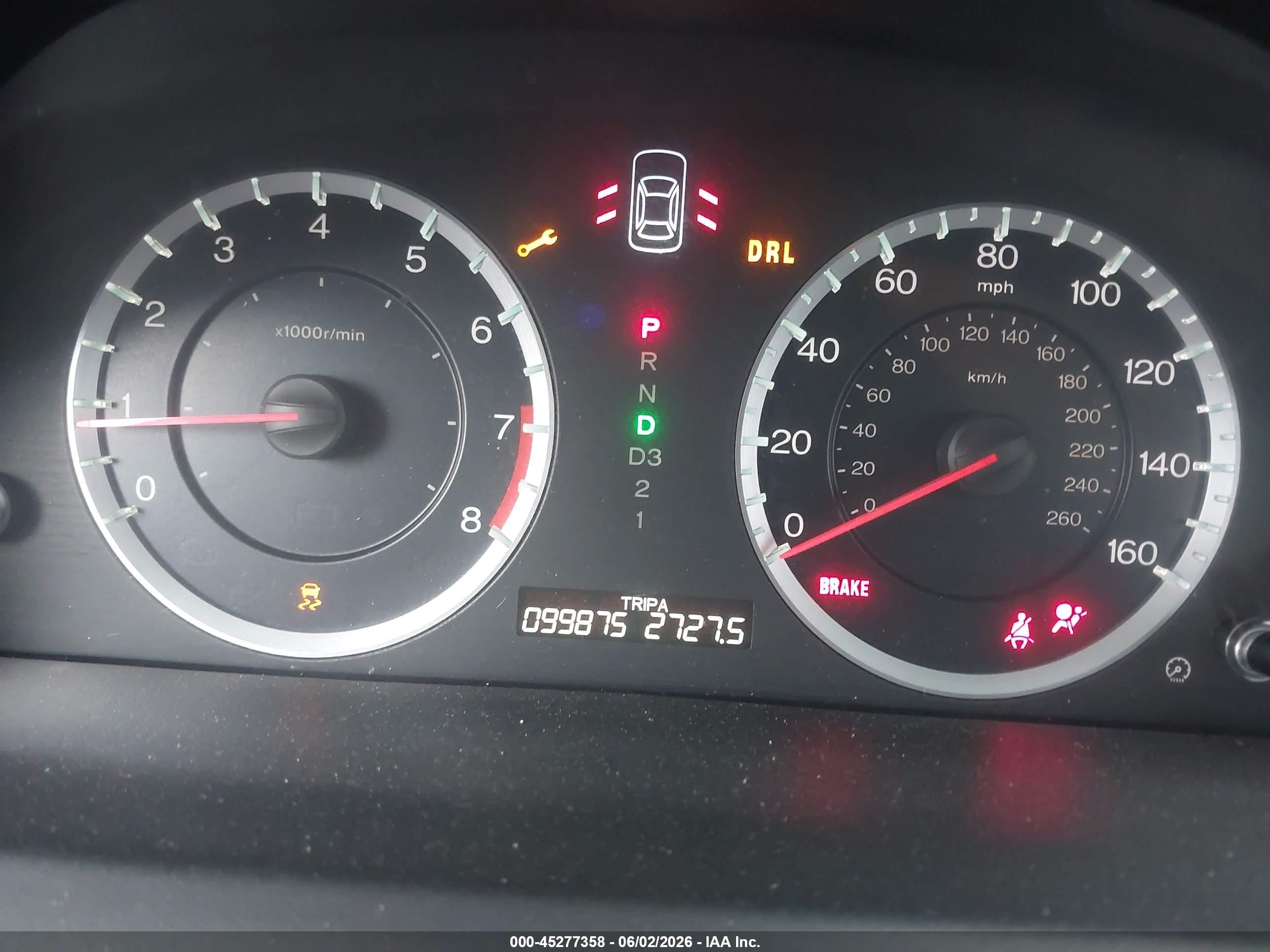 2012 Honda Accord 2.4 Lx-p Gray vin: 1HGCP2F43CA203818