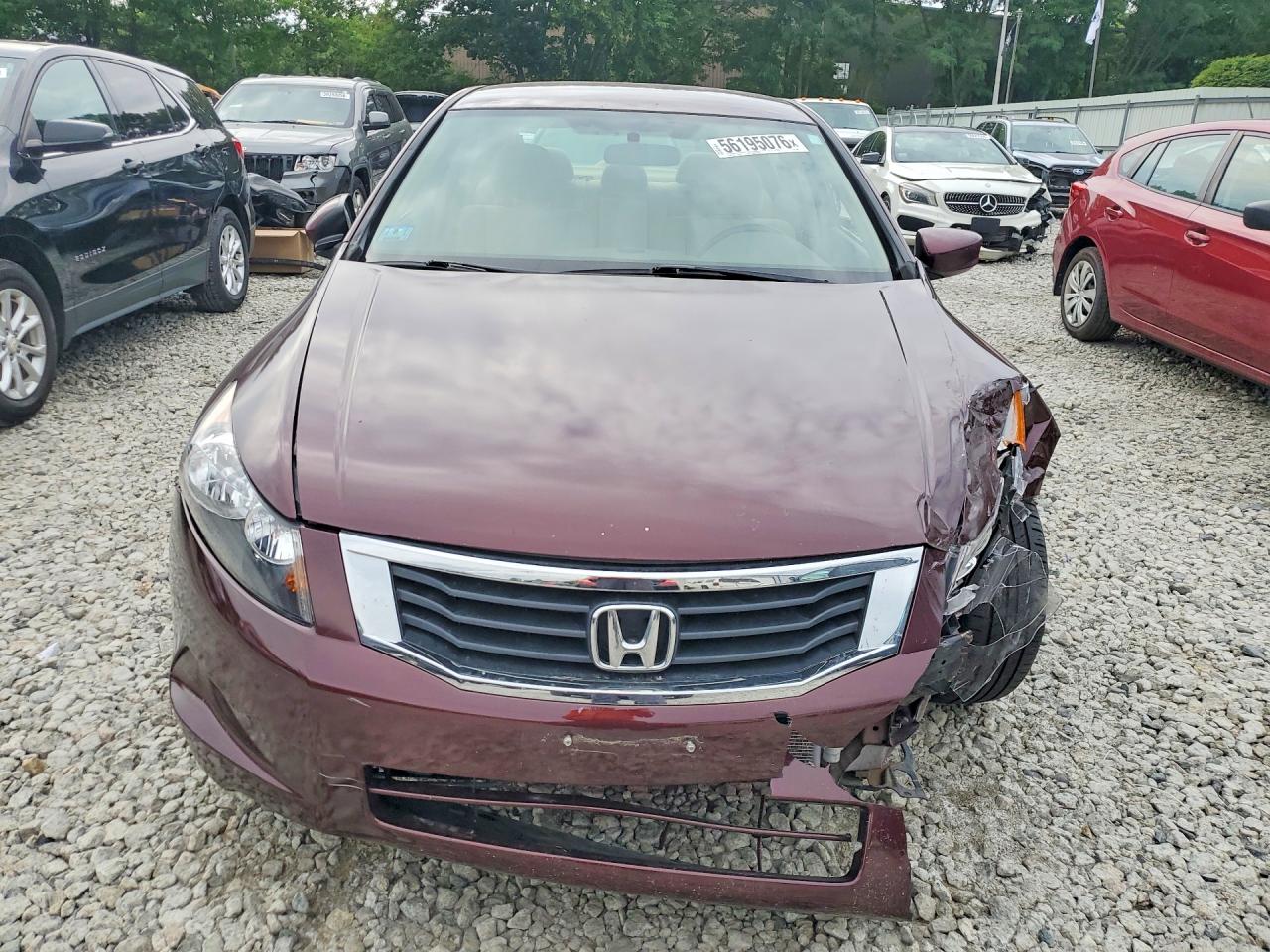 2010 Honda Accord Lxp Burgundy vin: 1HGCP2F44AA056535