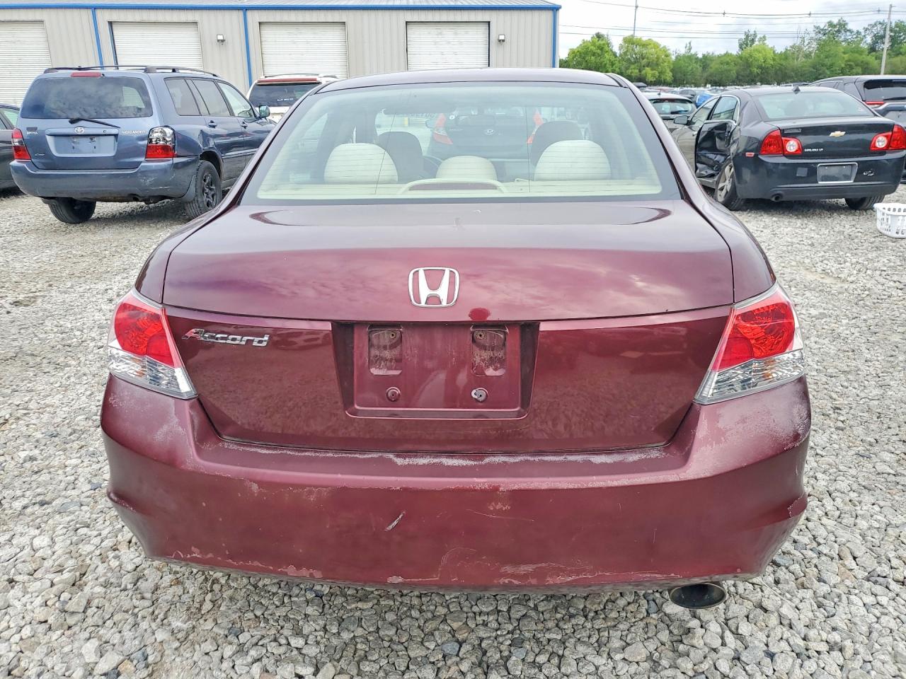 2010 Honda Accord Lxp Burgundy vin: 1HGCP2F44AA056535