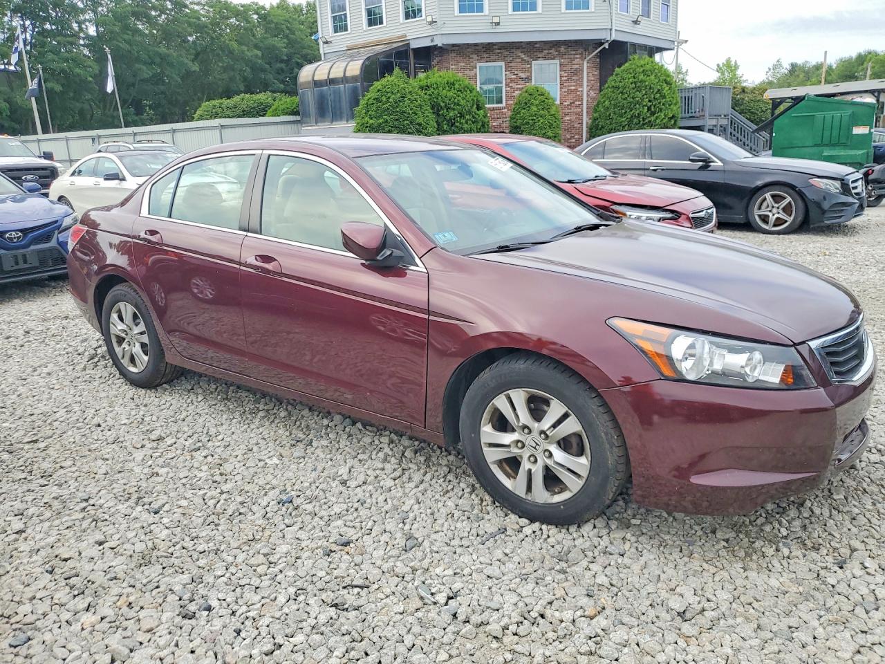 2010 Honda Accord Lxp Burgundy vin: 1HGCP2F44AA056535