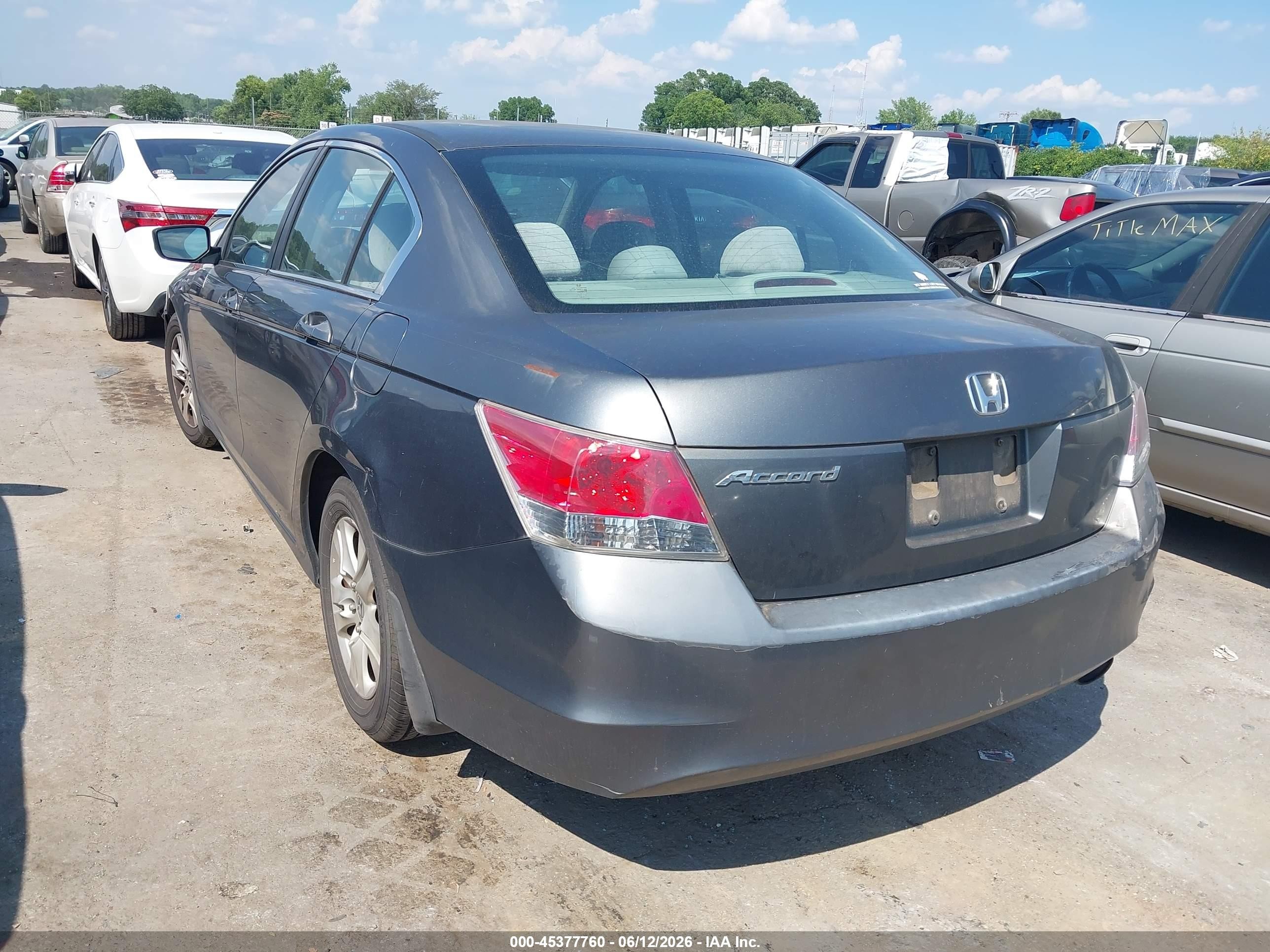 2010 Honda Accord 2.4 Lx-p Gray vin: 1HGCP2F44AA123957