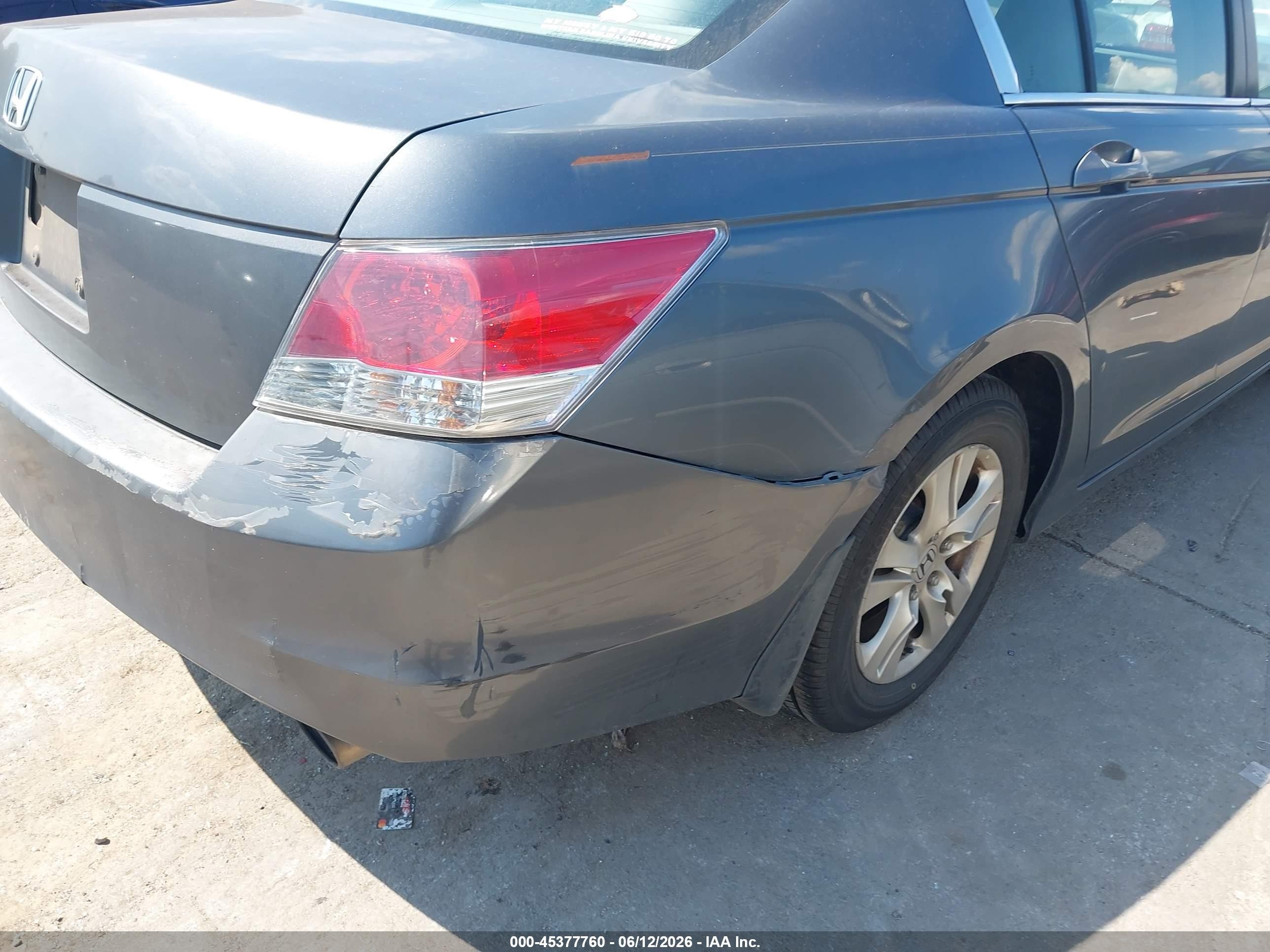 2010 Honda Accord 2.4 Lx-p Gray vin: 1HGCP2F44AA123957