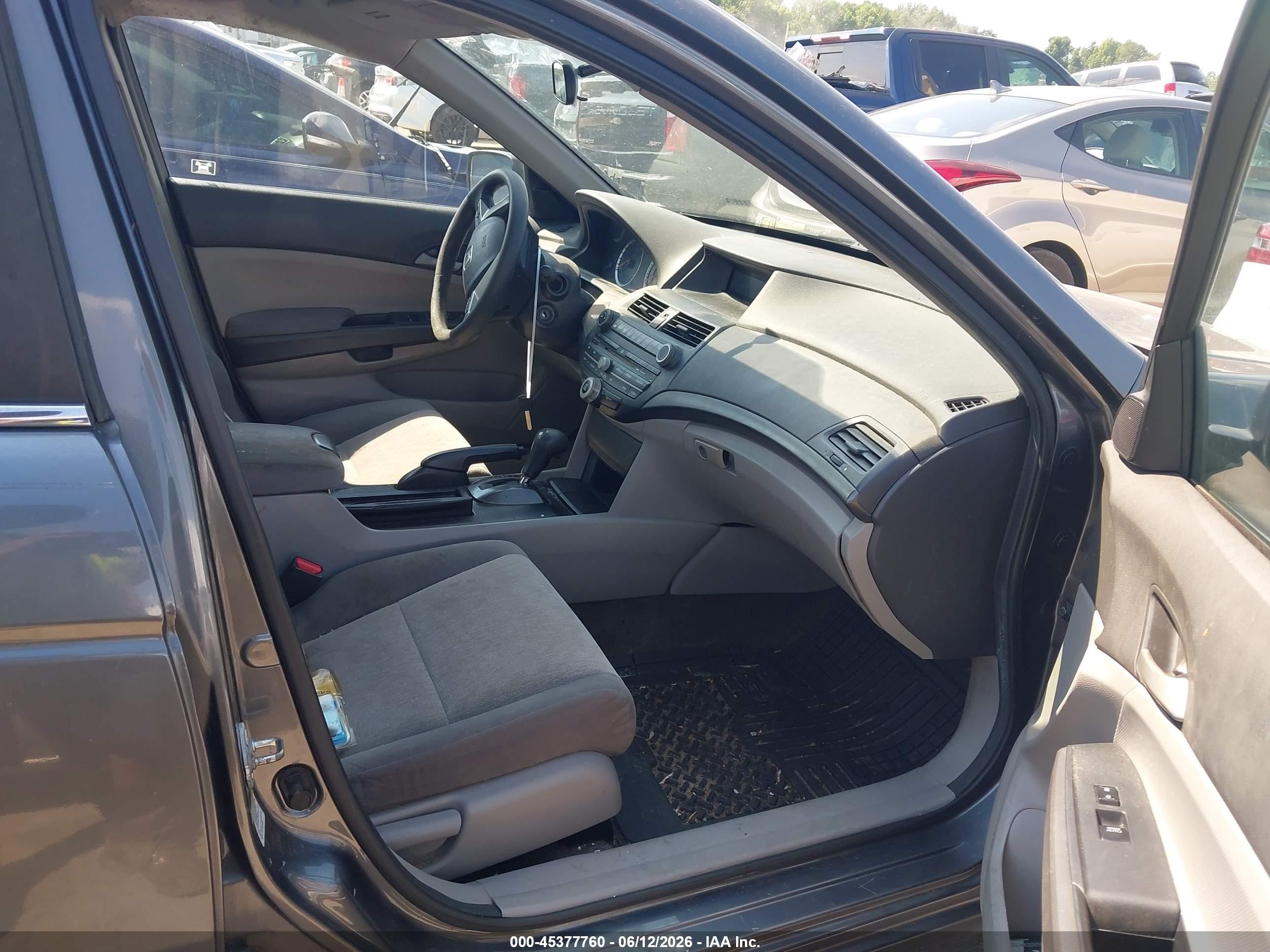 2010 Honda Accord 2.4 Lx-p Gray vin: 1HGCP2F44AA123957