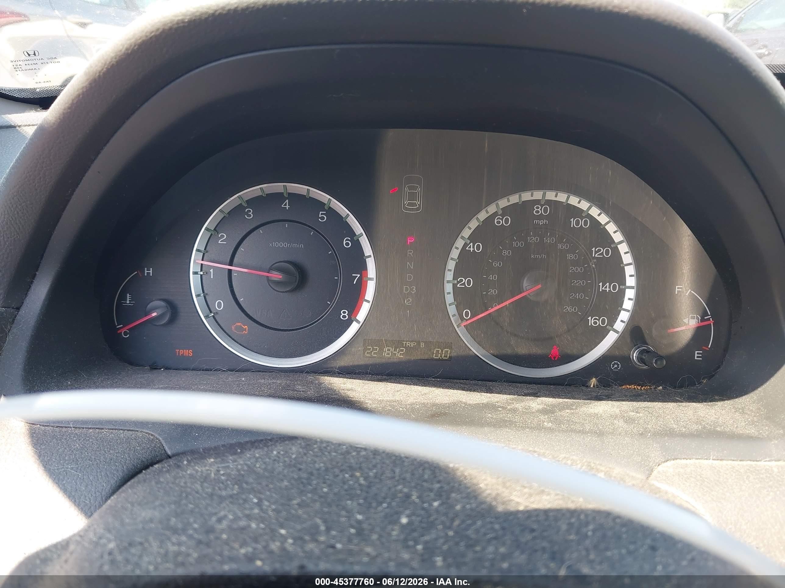 2010 Honda Accord 2.4 Lx-p Gray vin: 1HGCP2F44AA123957